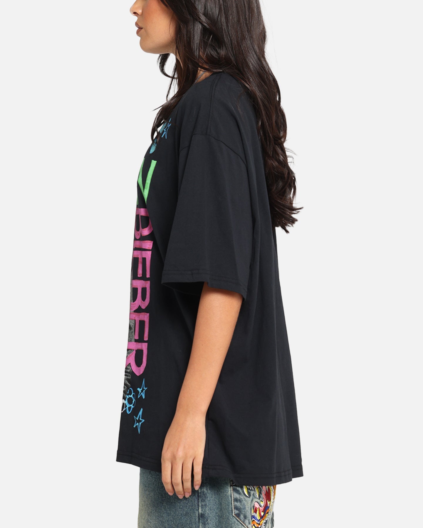 Justin Bieber Bieber T-Shirt Black Style001
