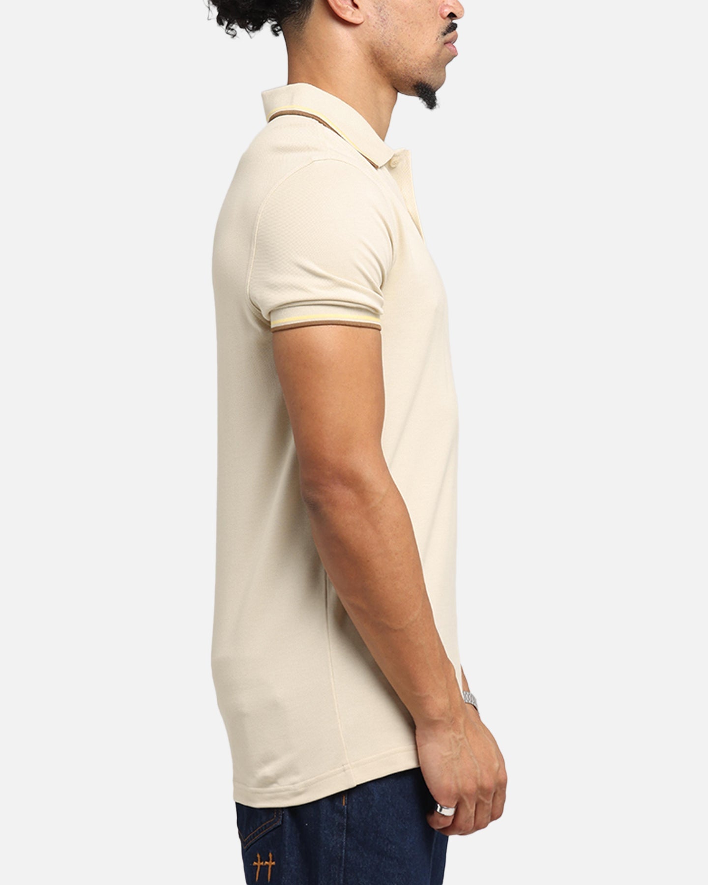 Fred Perry Twin Tipped Polo Shirt Oat