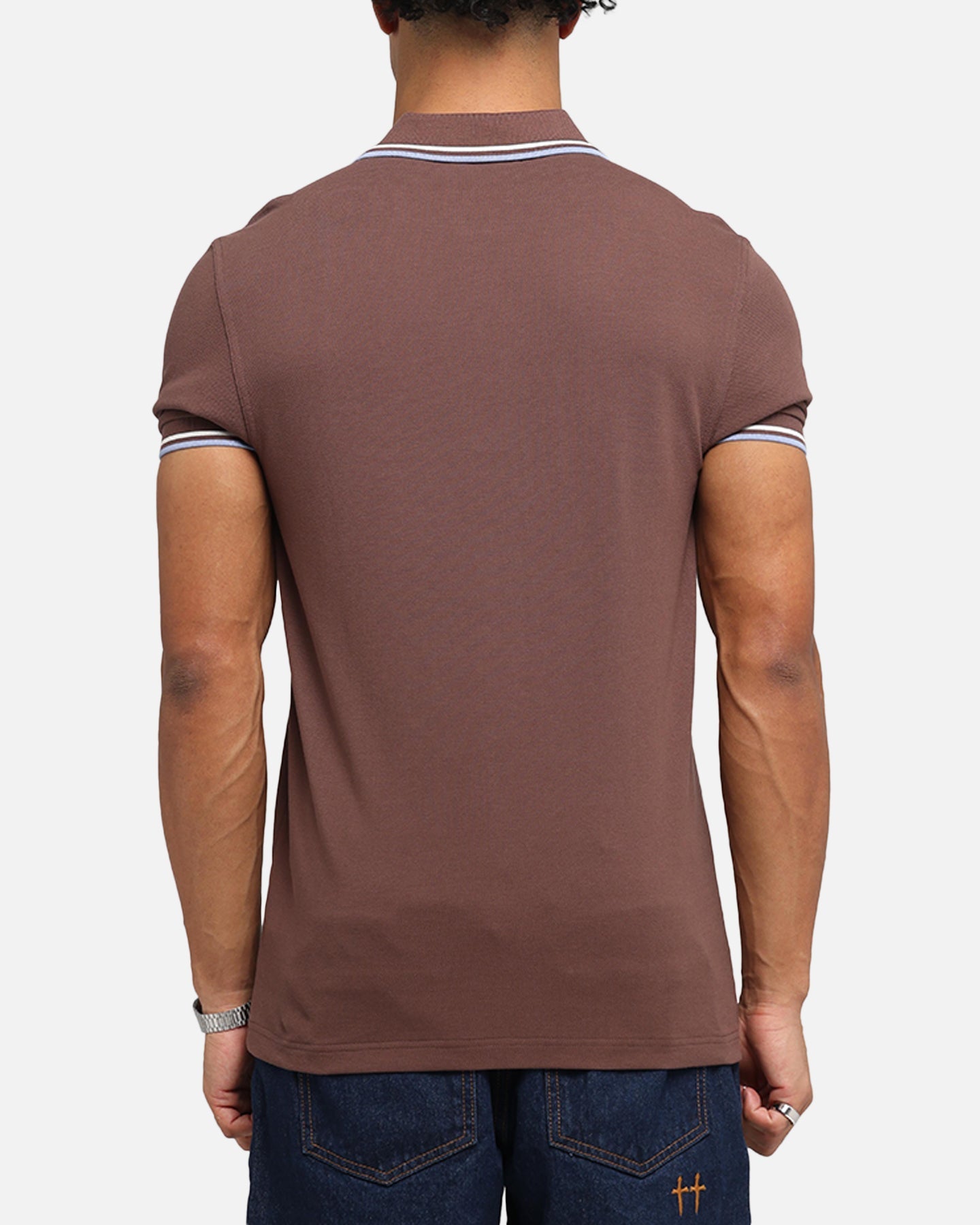 Fred Perry Twin Tipped Polo Shirt Brick