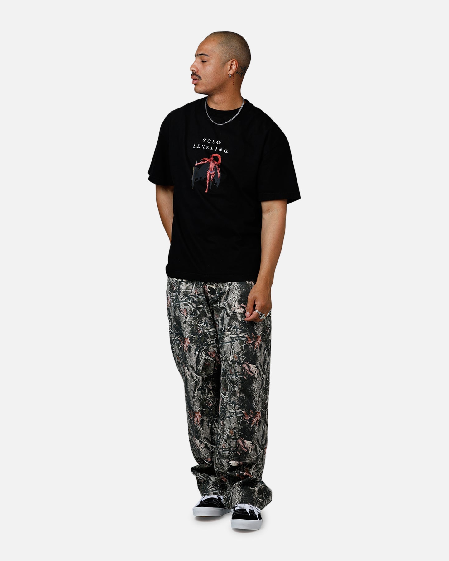 Goat Crew X Solo Leveling Igris T-Shirt Black