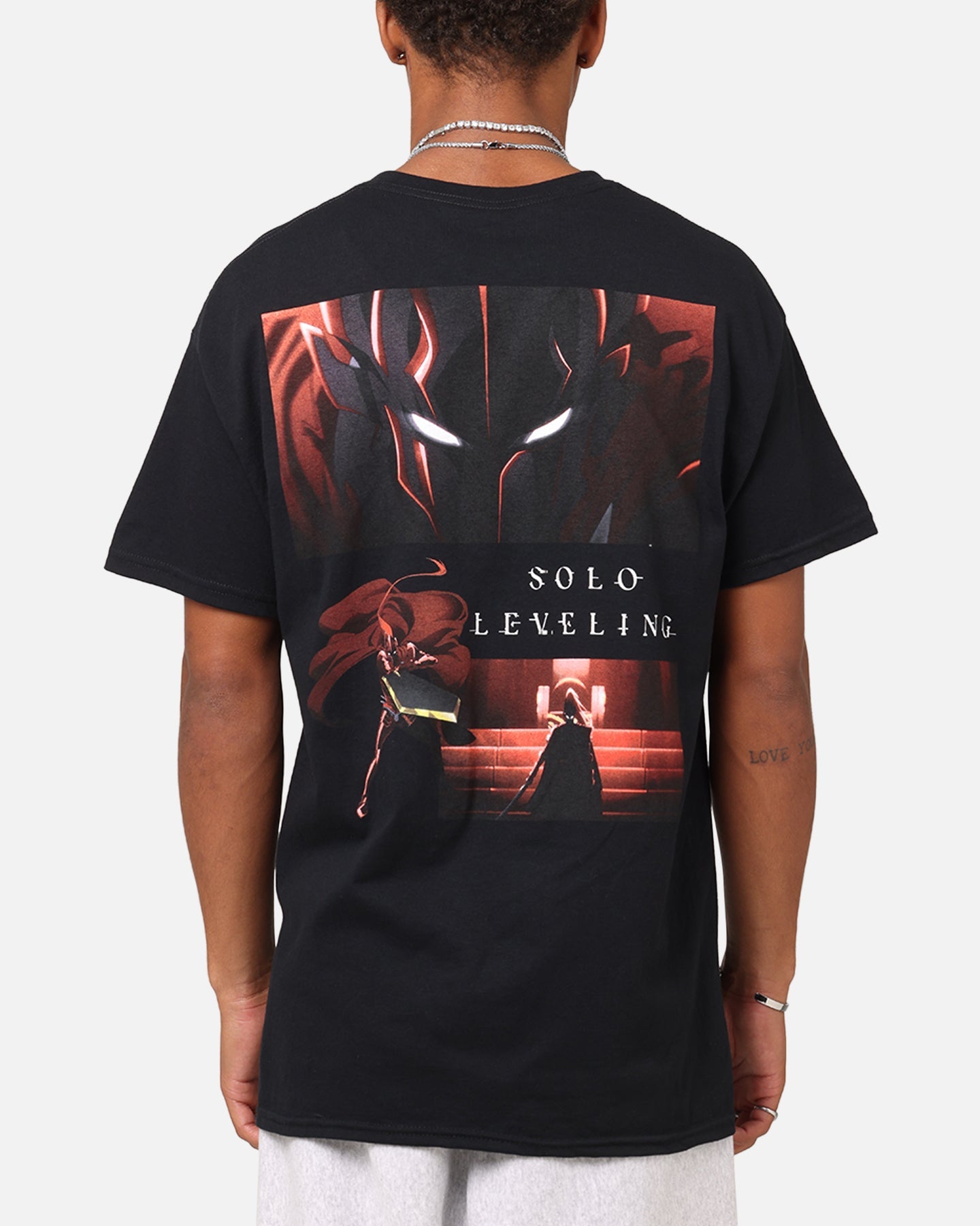 Goat Crew X Solo Leveling Igris T-Shirt Black Style001