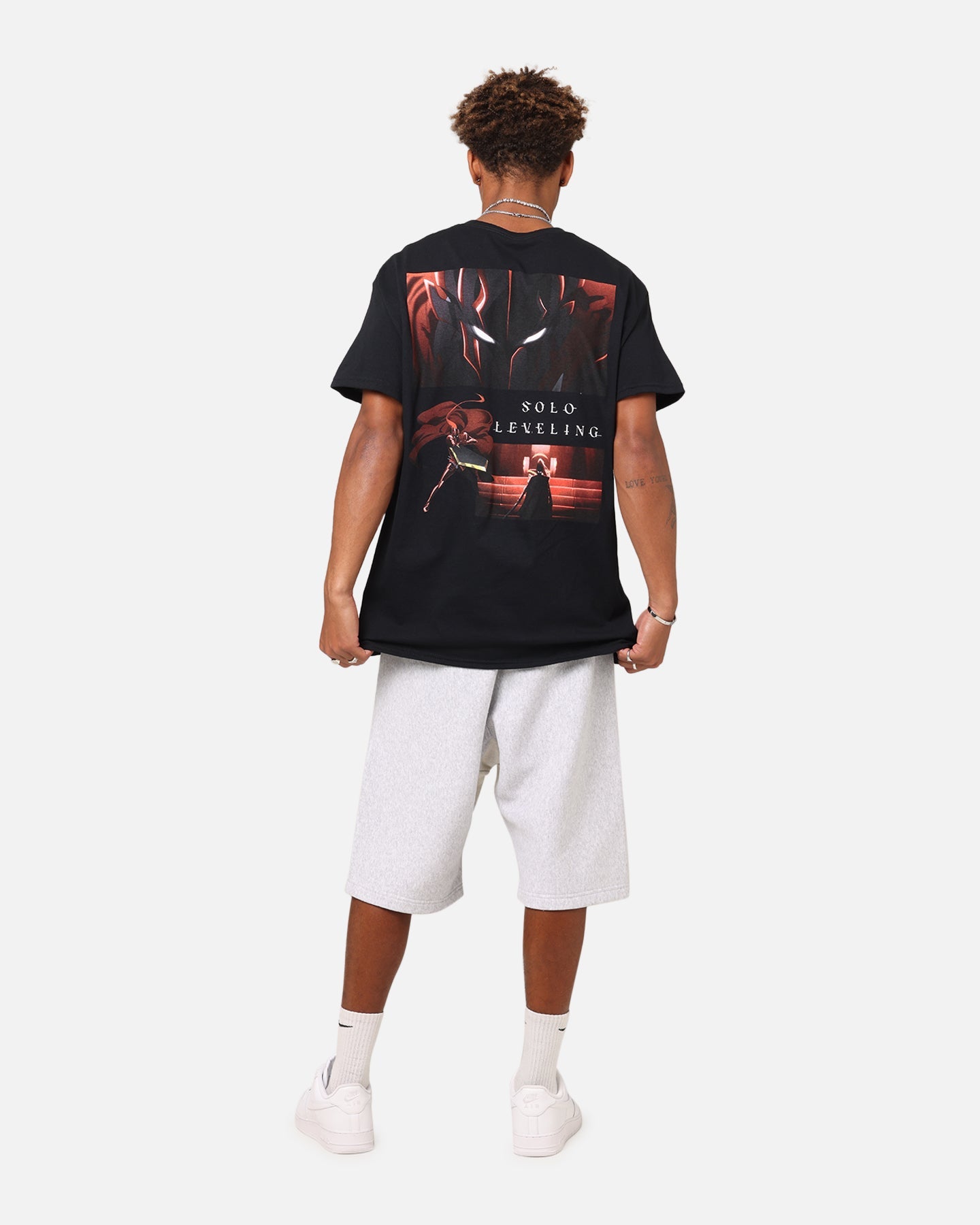 Goat Crew X Solo Leveling Igris T-Shirt Black Style001