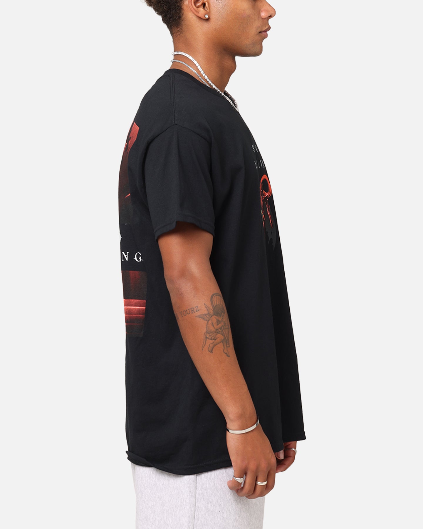 Goat Crew X Solo Leveling Igris T-Shirt Black Style001