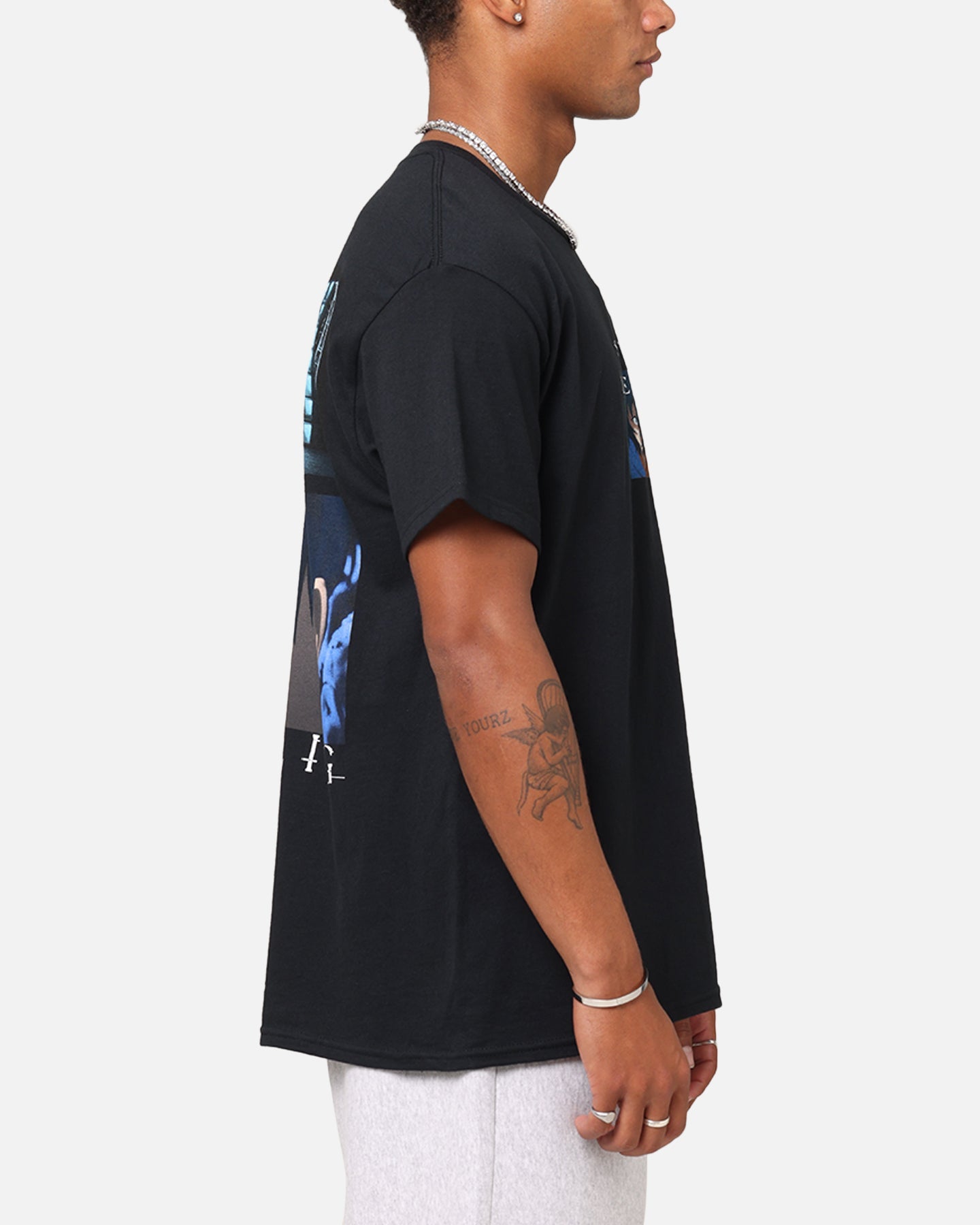 Goat Crew X Solo Leveling Jin Woo T-Shirt Black Style001