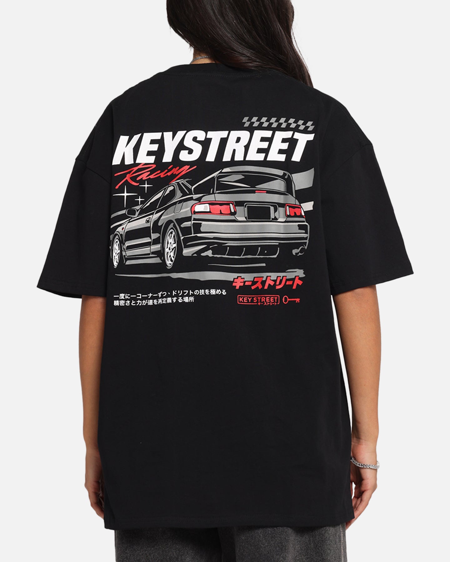 Key Street Racing T-Shirt Black Style001