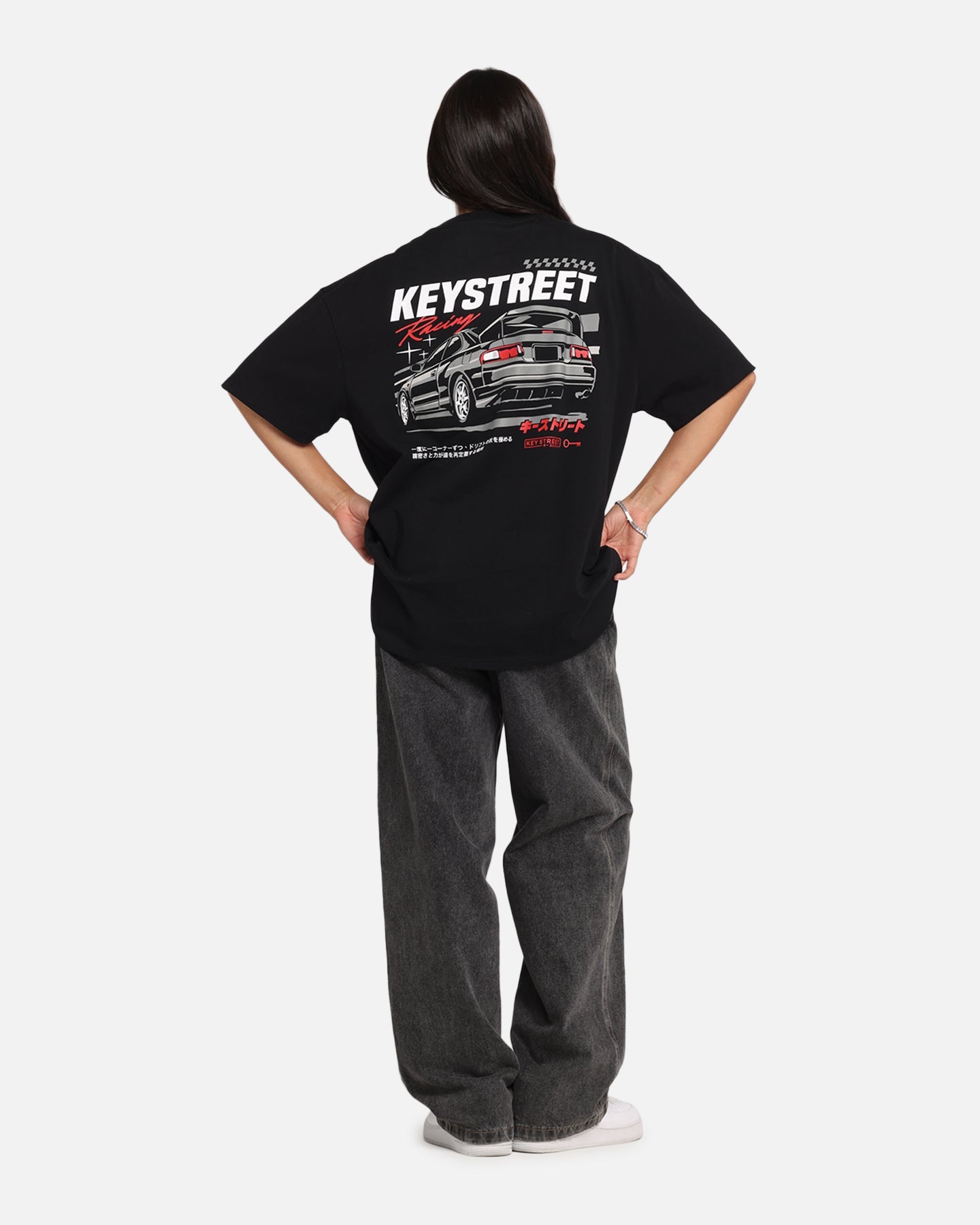 Key Street Racing T-Shirt Black Style001
