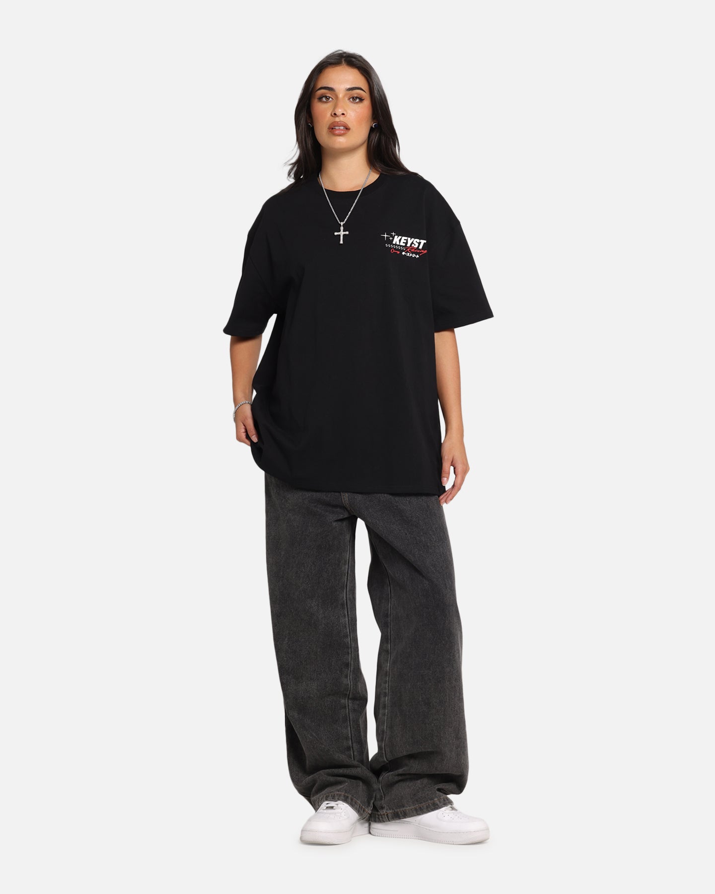 Key Street Racing T-Shirt Black Style001