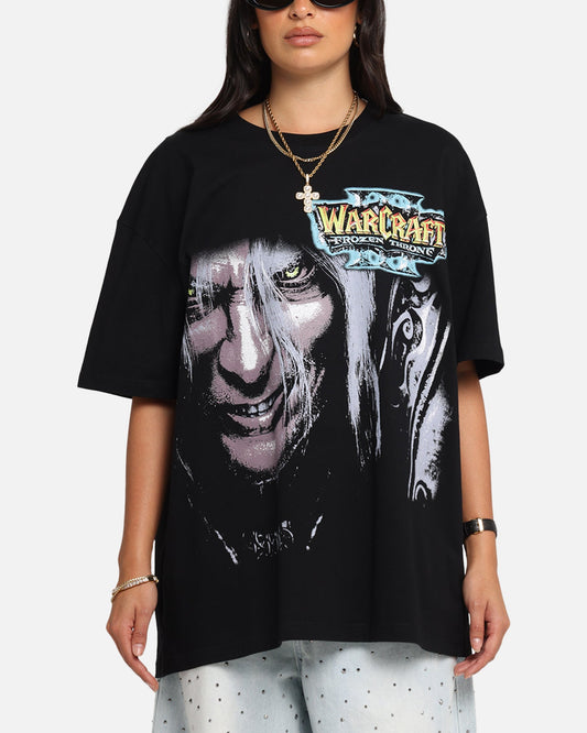 American Thrift X Warcraft III: The Frozen Throne Heavy T-Shirt Black Style001