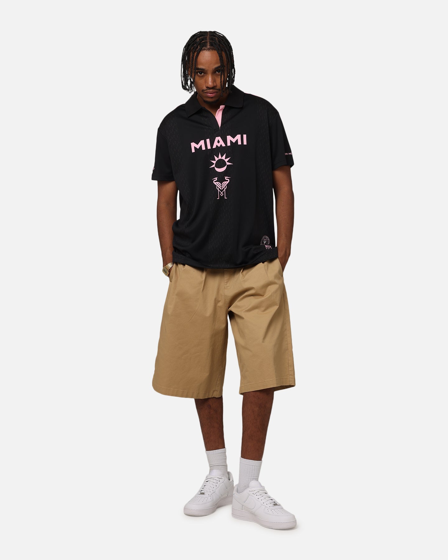 Mitchell & Ness Inter Miami CF Soccer T-Shirt Solid Black
