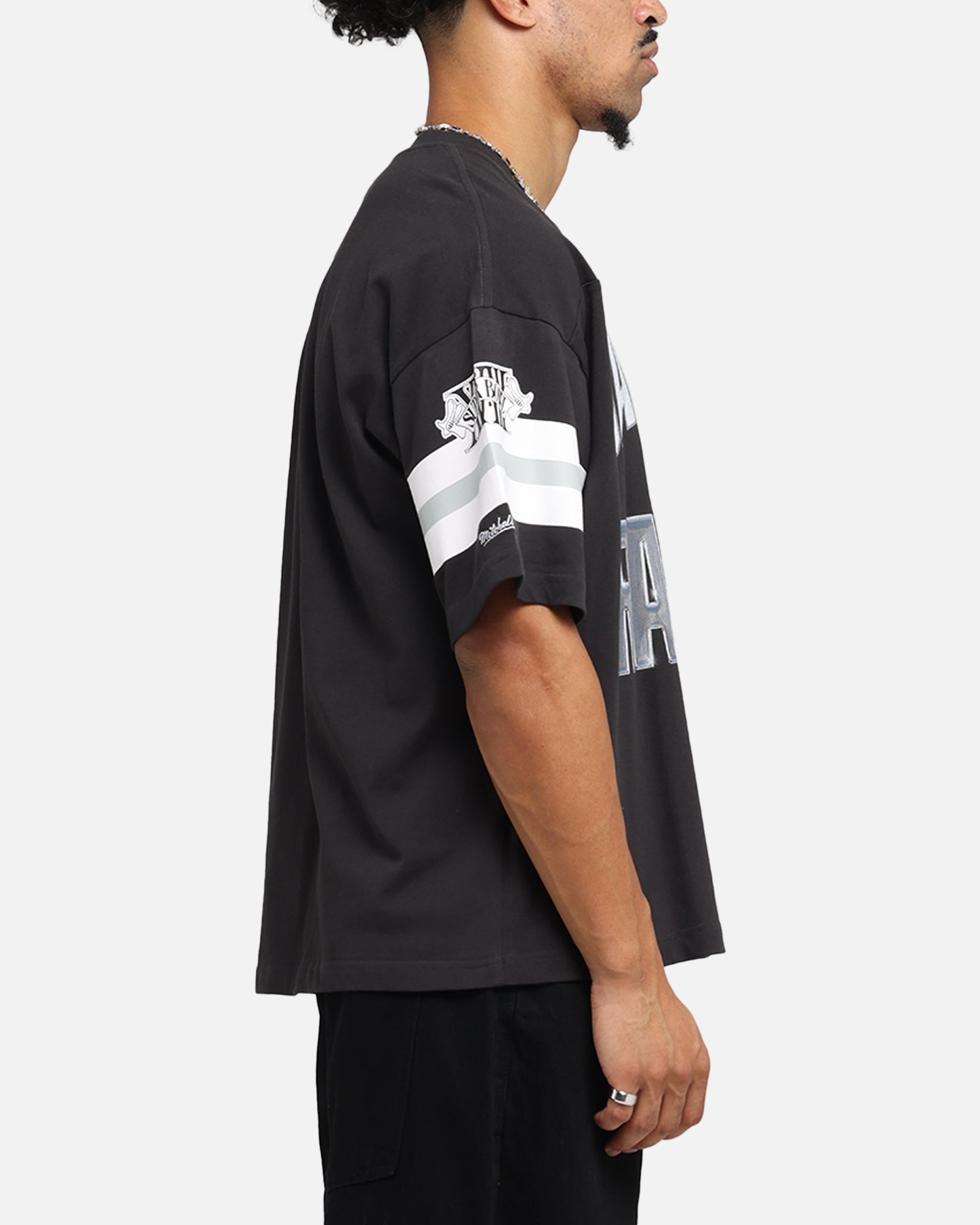 Mitchell & Ness Las Vegas Raiders XVIII Boxy T-Shirt Faded Black