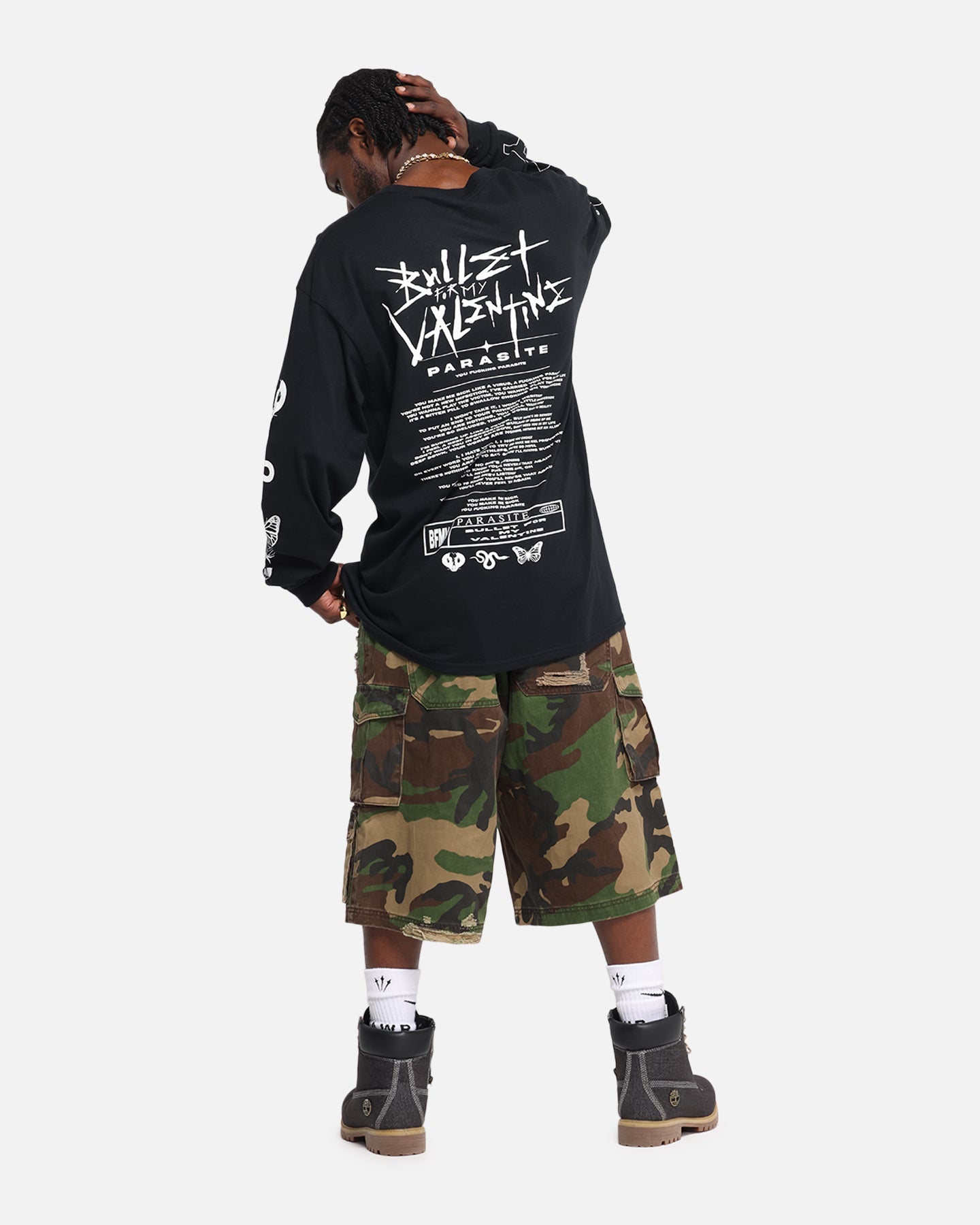 Bullet For My Valentine Parasite Long Sleeve T-Shirt Black