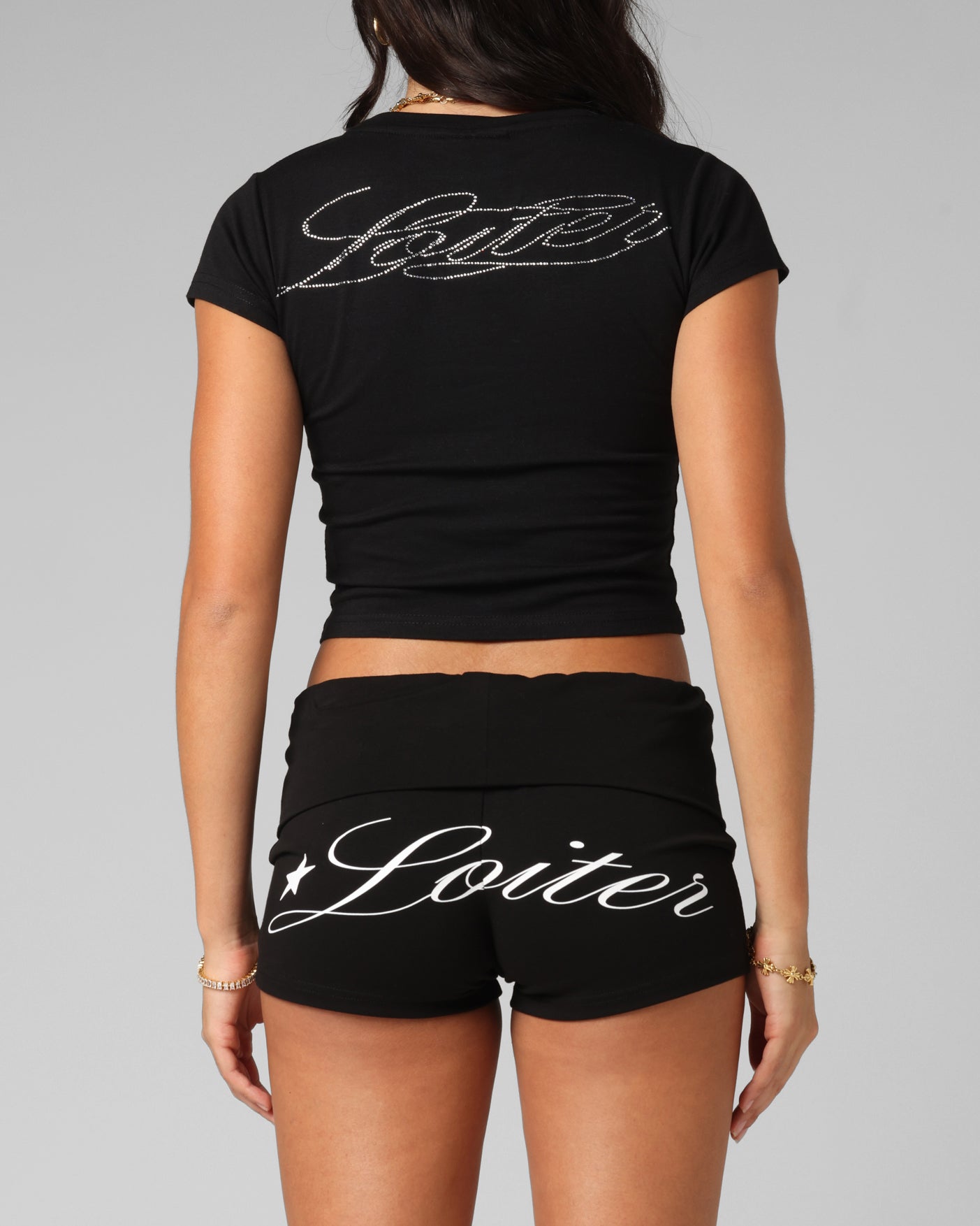 Loiter Women's Opaque Baby T-Shirt Black