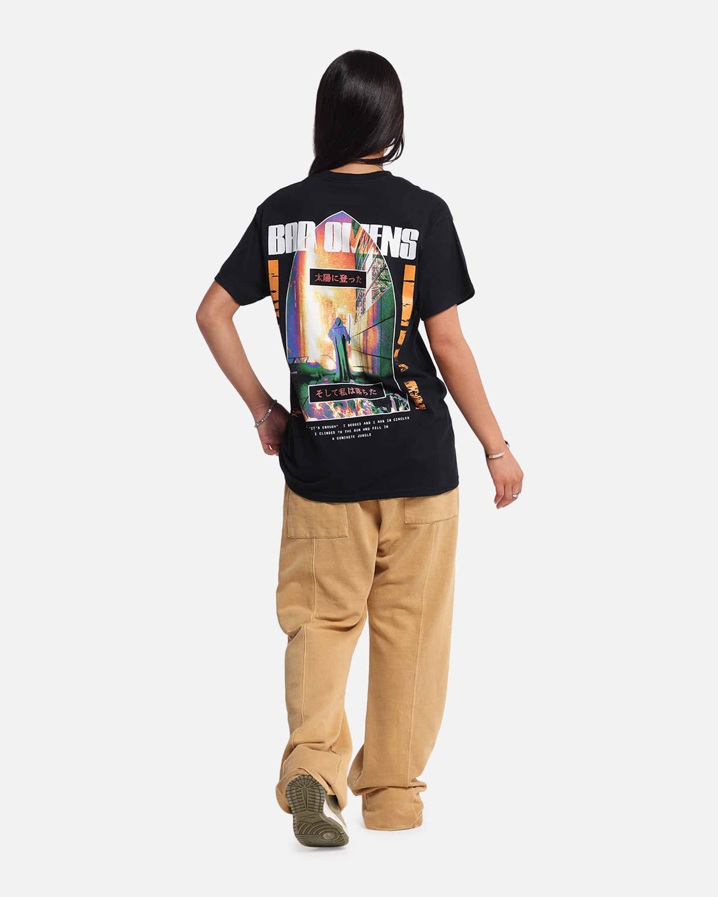 Bad Omens Concrete Jungle T-Shirt Black Style001