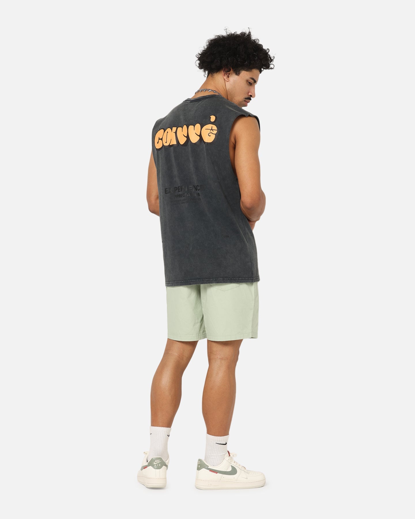 Carre Experience Muscle T-Shirt Washed Black