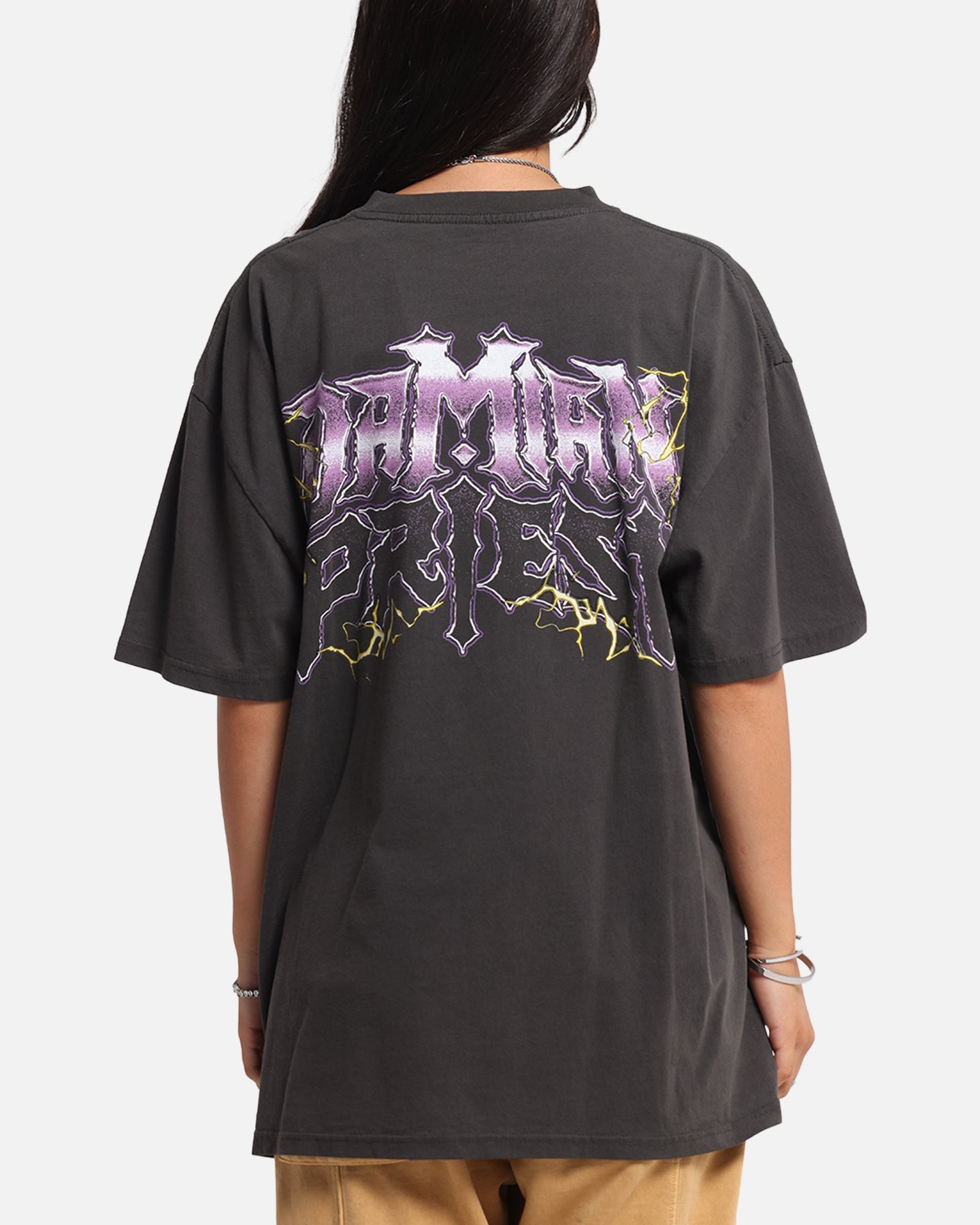 Culture Kings X WWE Damian Priest Wrestlemania XLI Heavy T-Shirt Black Wash Style001