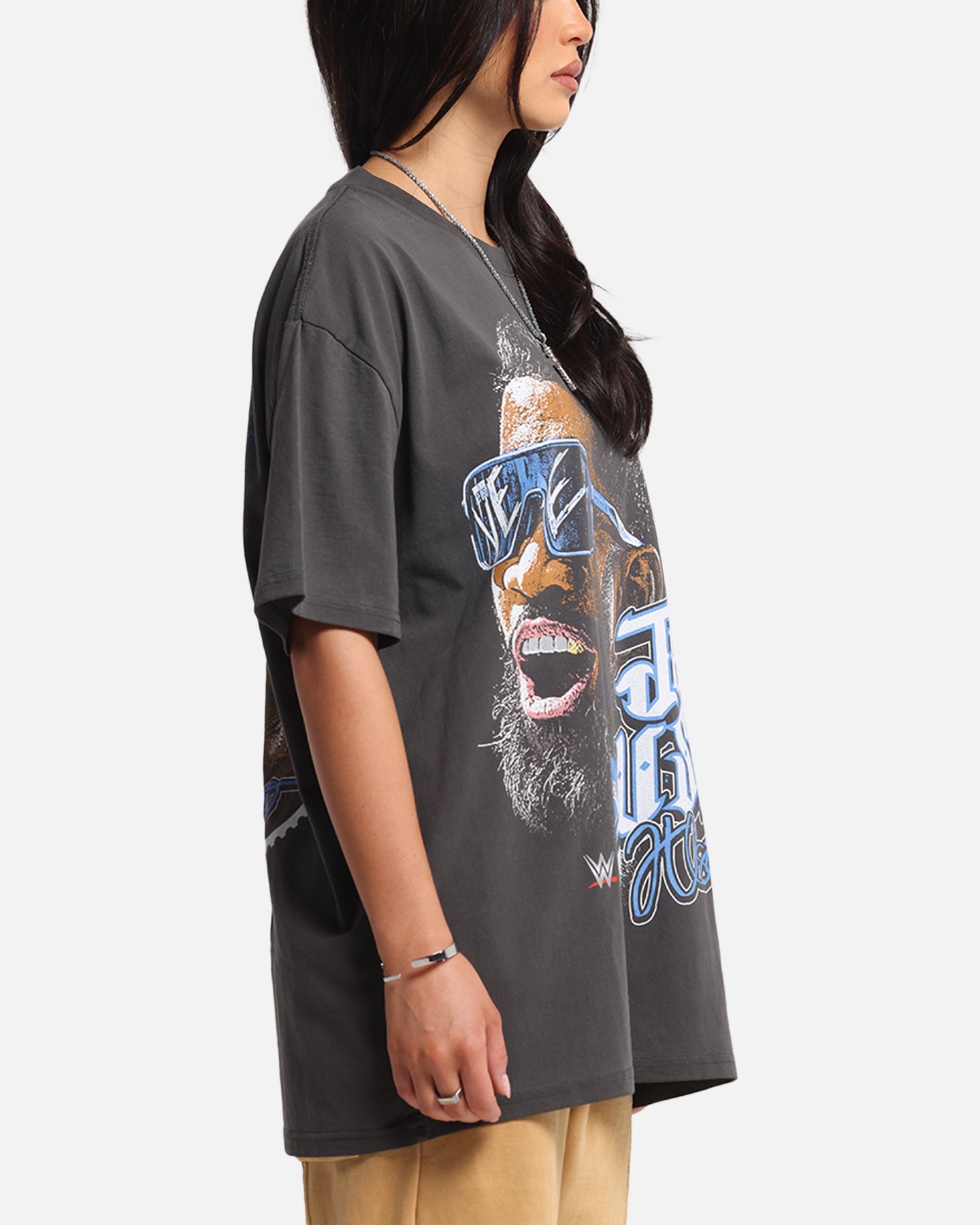 Culture Kings X WWE Jey Uso Wrestlemania XLI Heavy T-Shirt Black Wash Style001