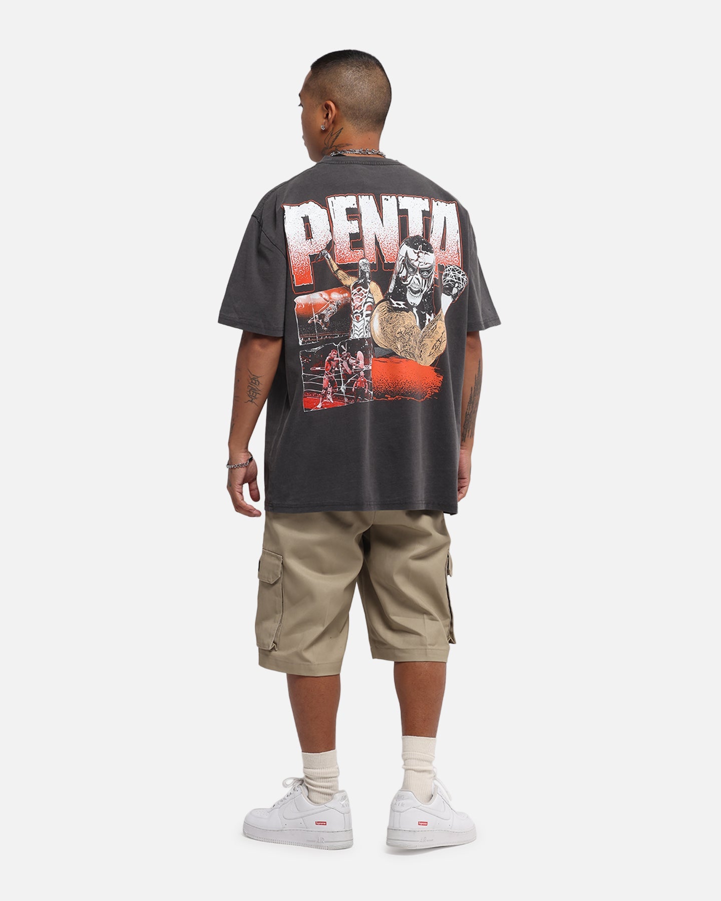 Culture Kings X WWE Penta Wrestlemania XLI Heavy T-Shirt Black Wash