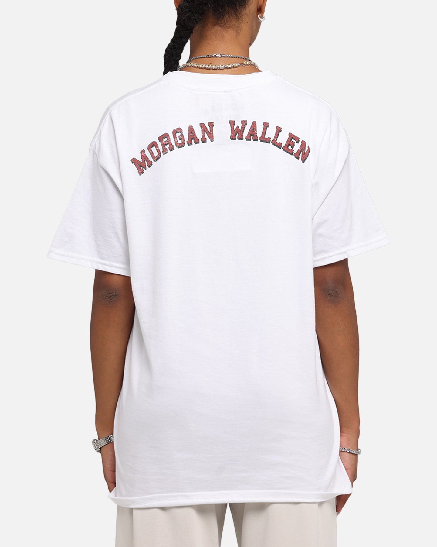Morgan Wallen Morgan Star T-Shirt White Style001