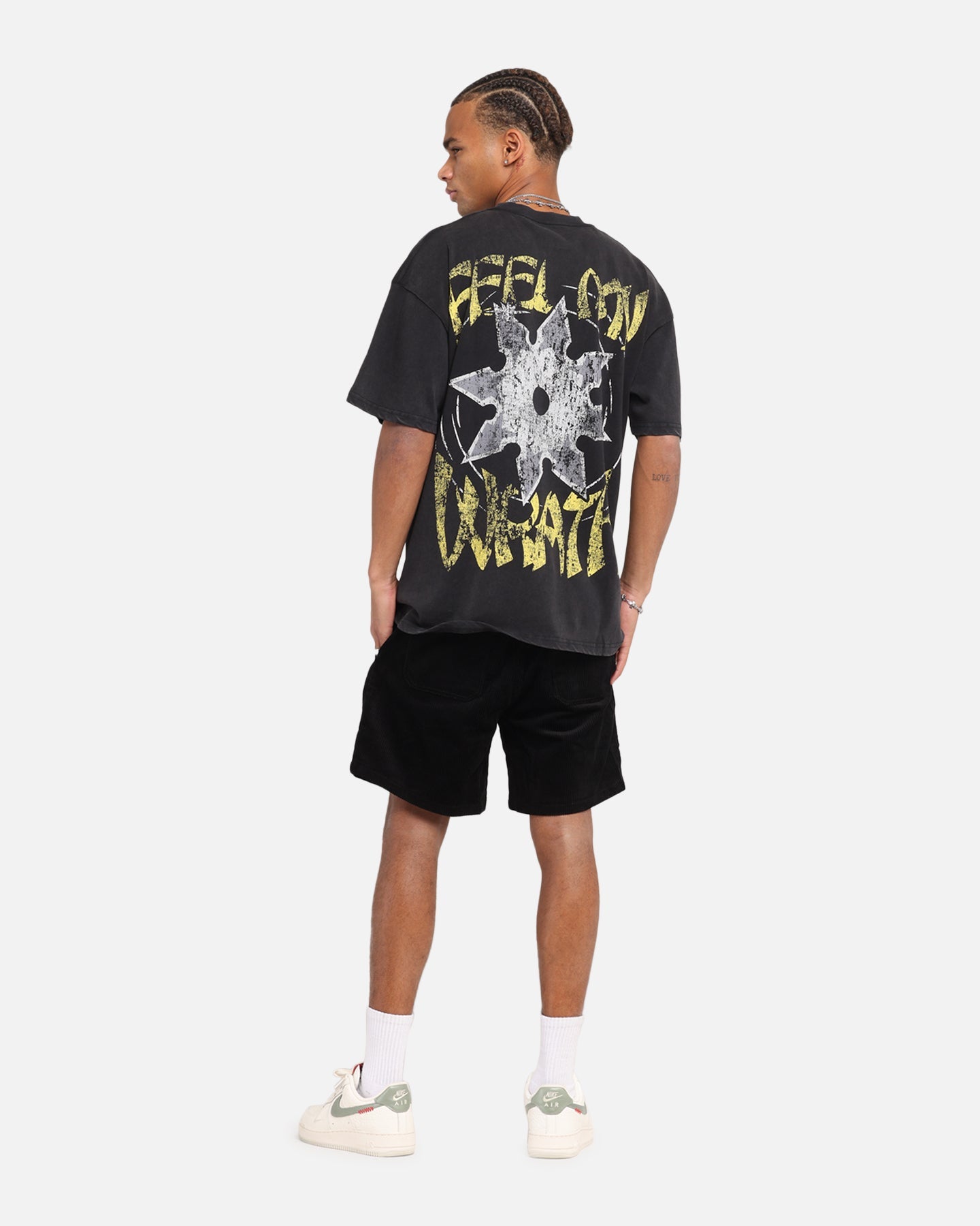 73 Studio X South Park Lets Fighting Love Vintage T-Shirt Black Acidwash