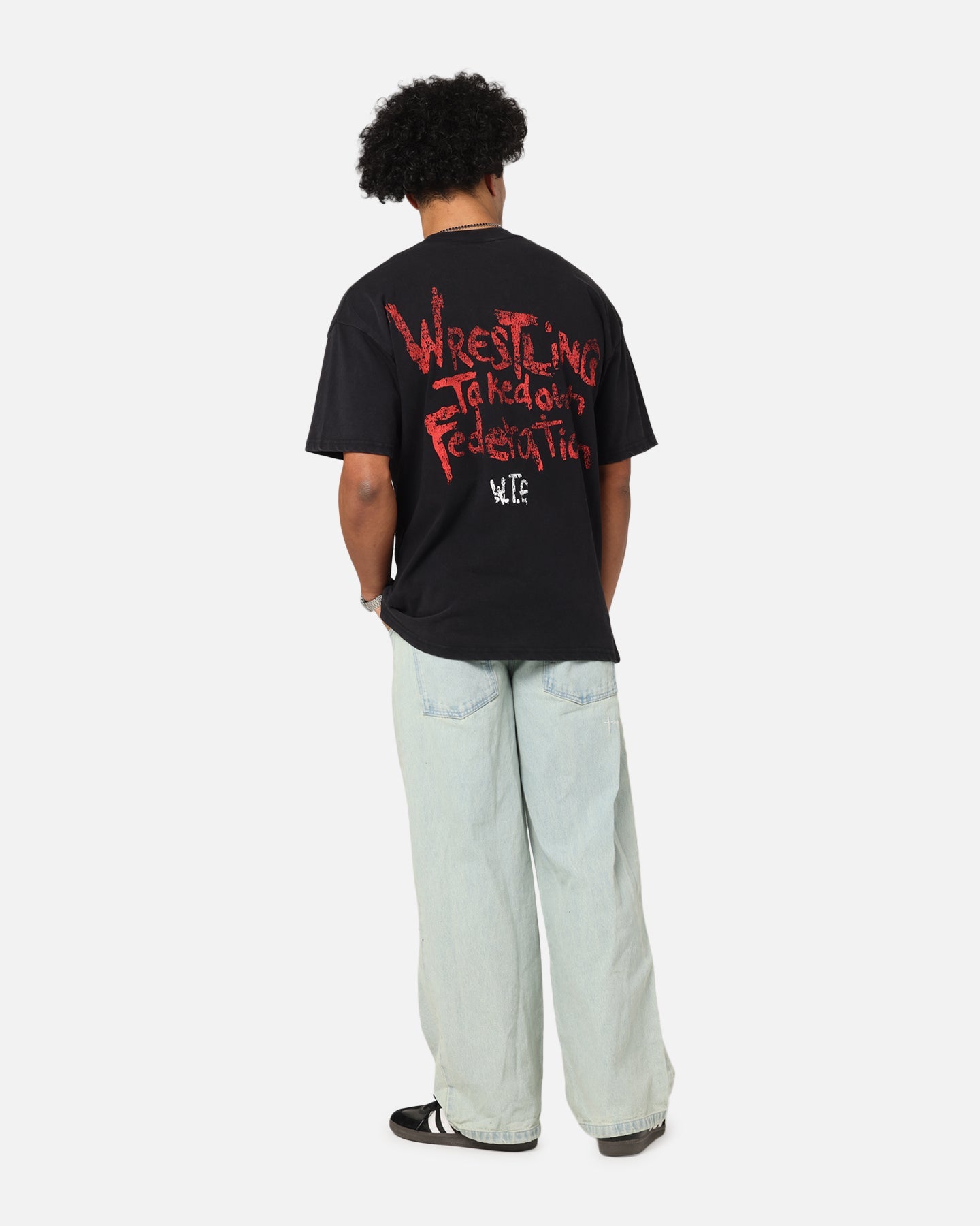73 Studio X South Park WTF Vintage T-Shirt Black Acidwash