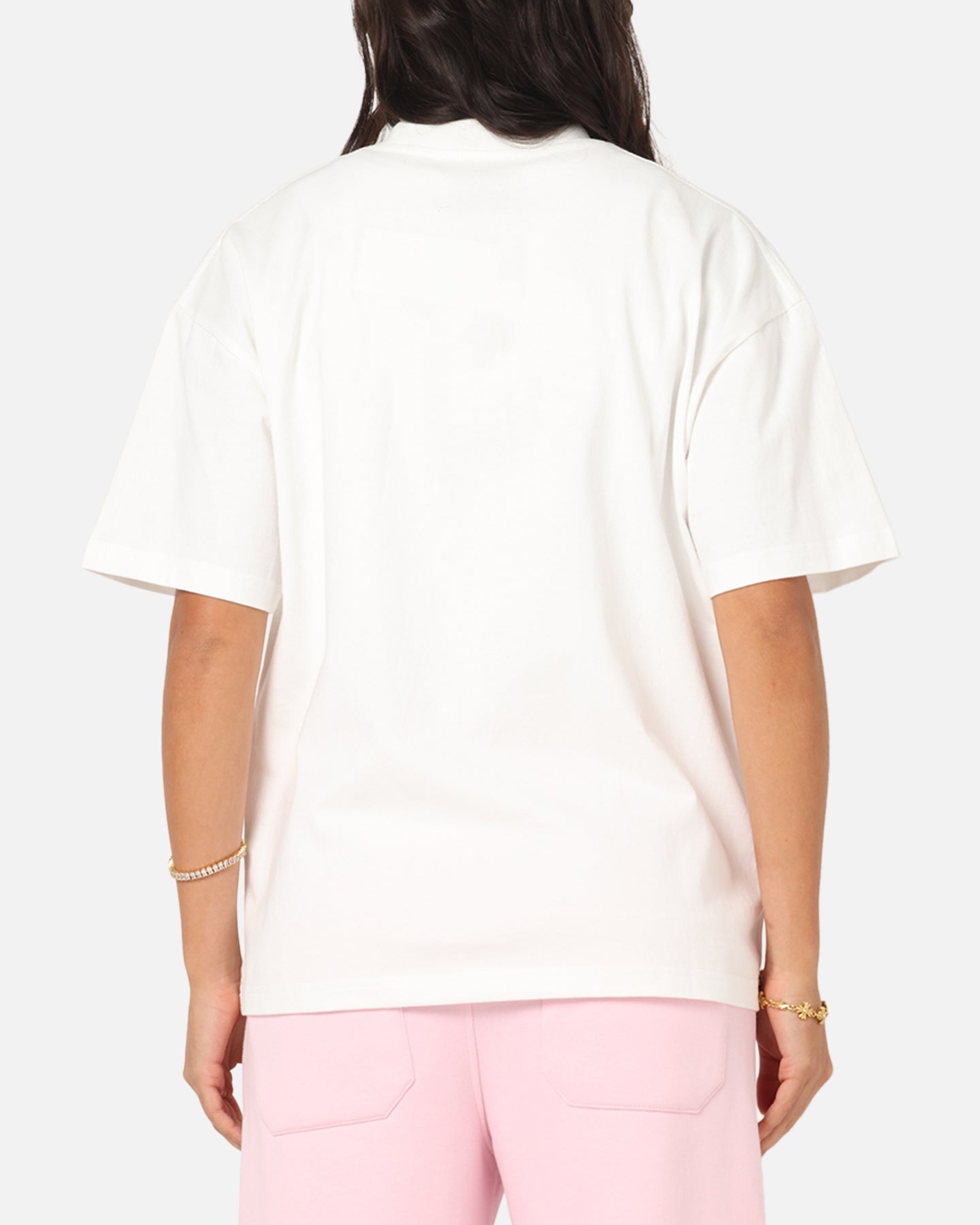 Ed Hardy Trinity Rhinestone T-Shirt Off White Style001