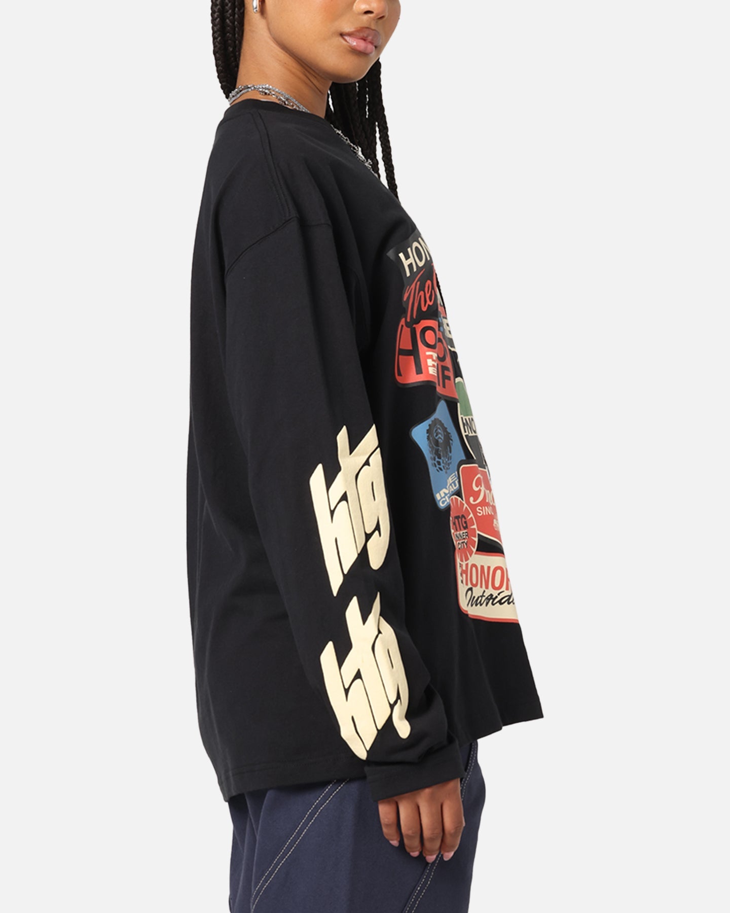 Honor The Gift Fuel Long Sleeve T-Shirt Black Style001