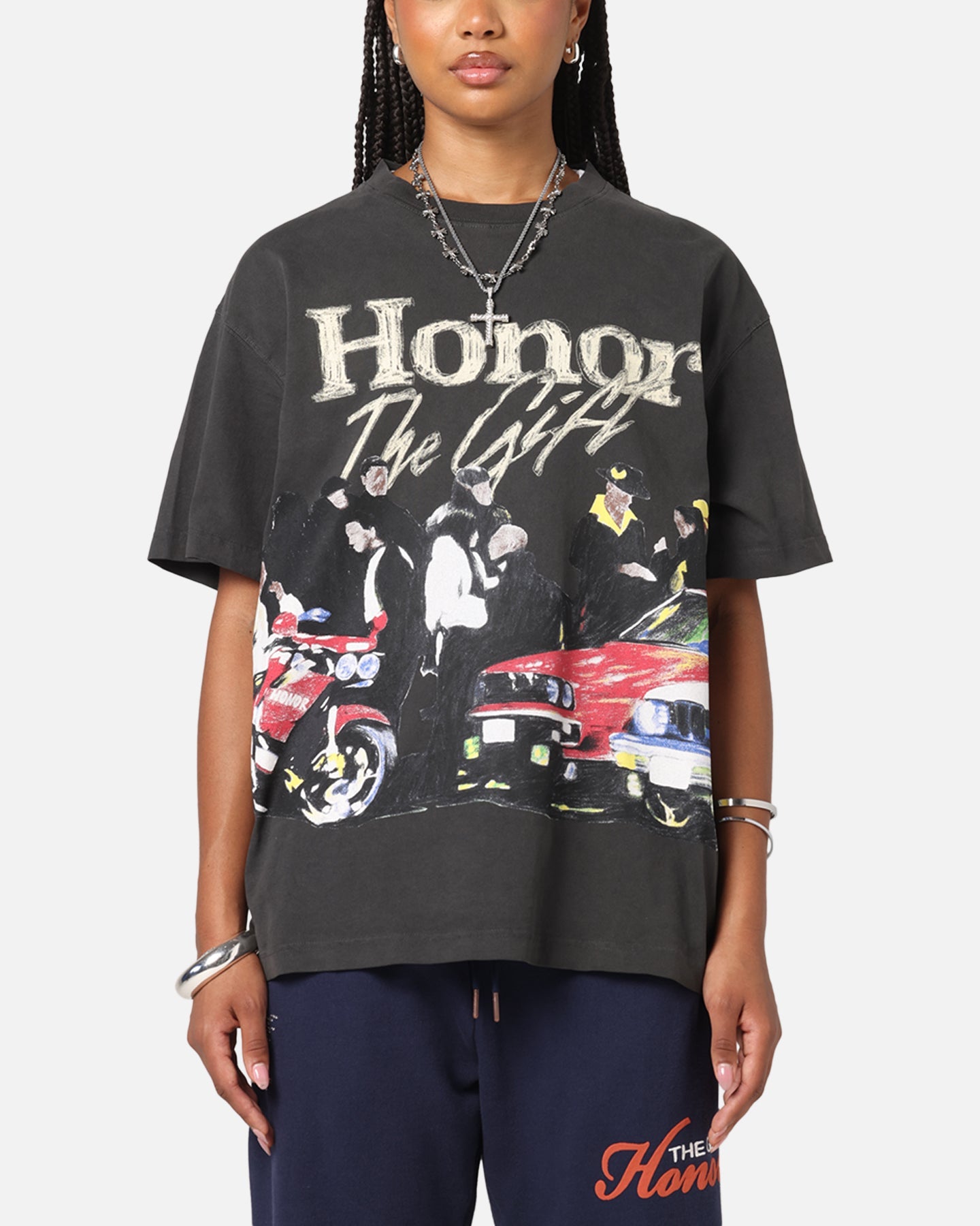 Honor The Gift Shift T-Shirt Black Style001