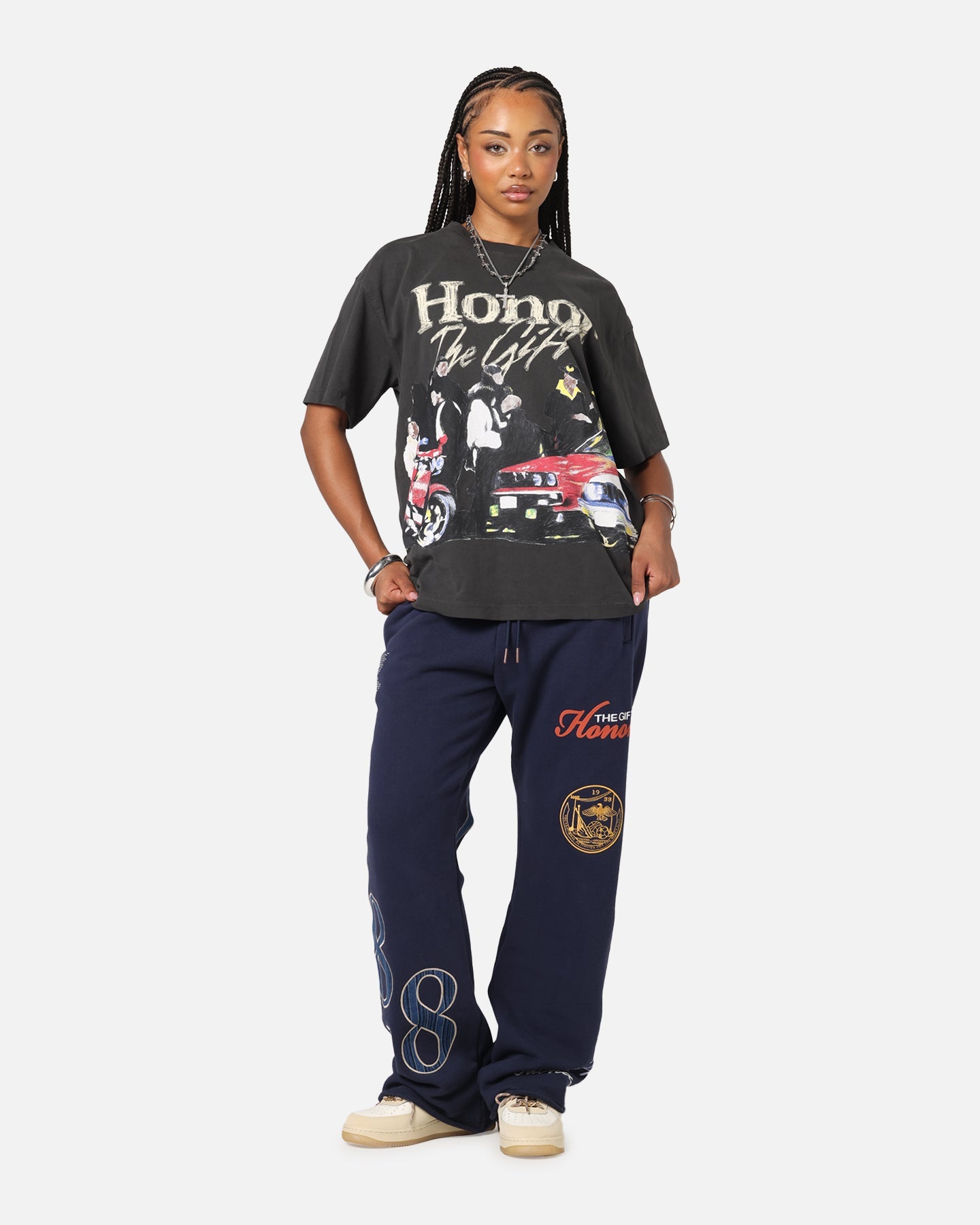 Honor The Gift Shift T-Shirt Black Style001