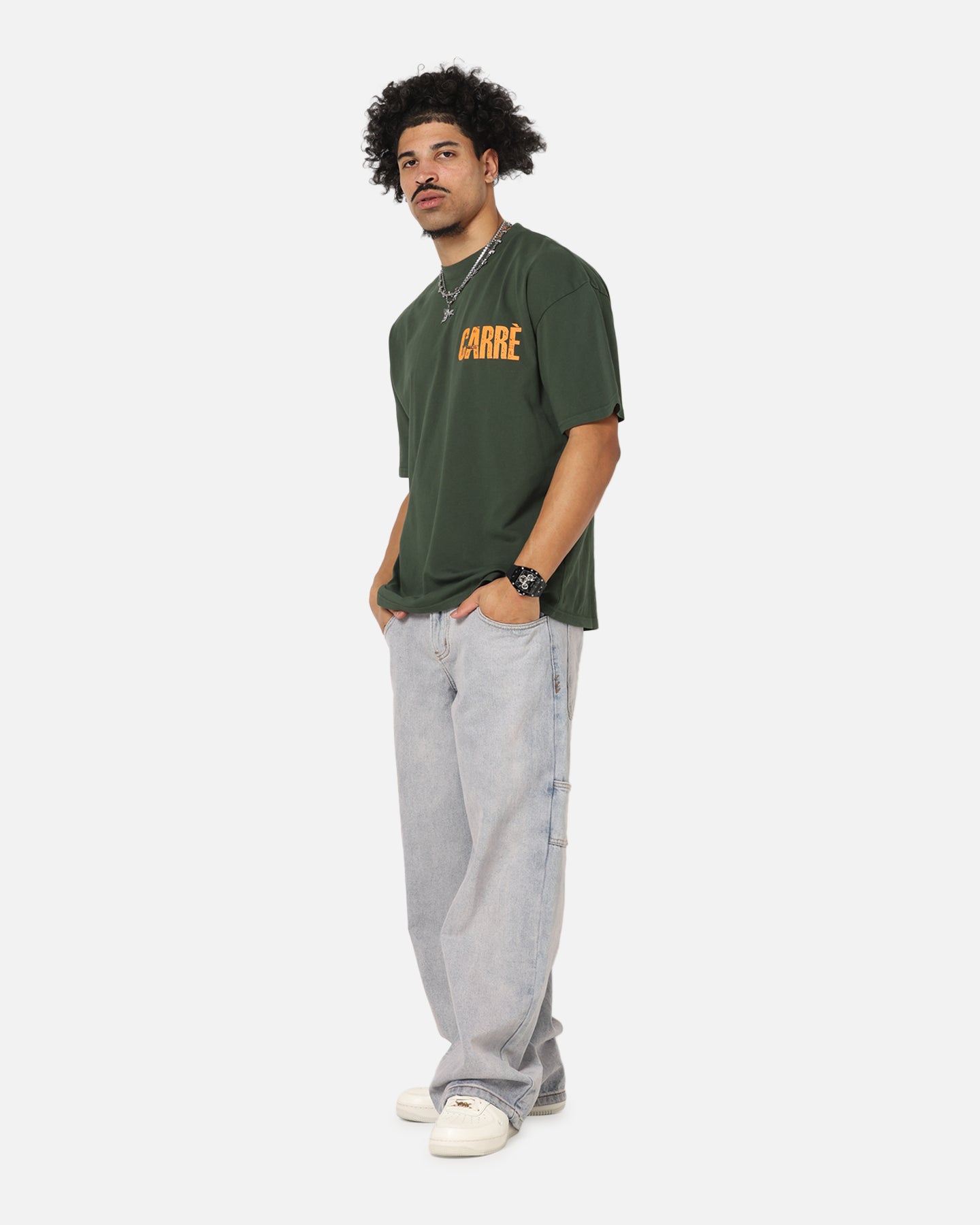 Carre Trenches T-Shirt Pine Green