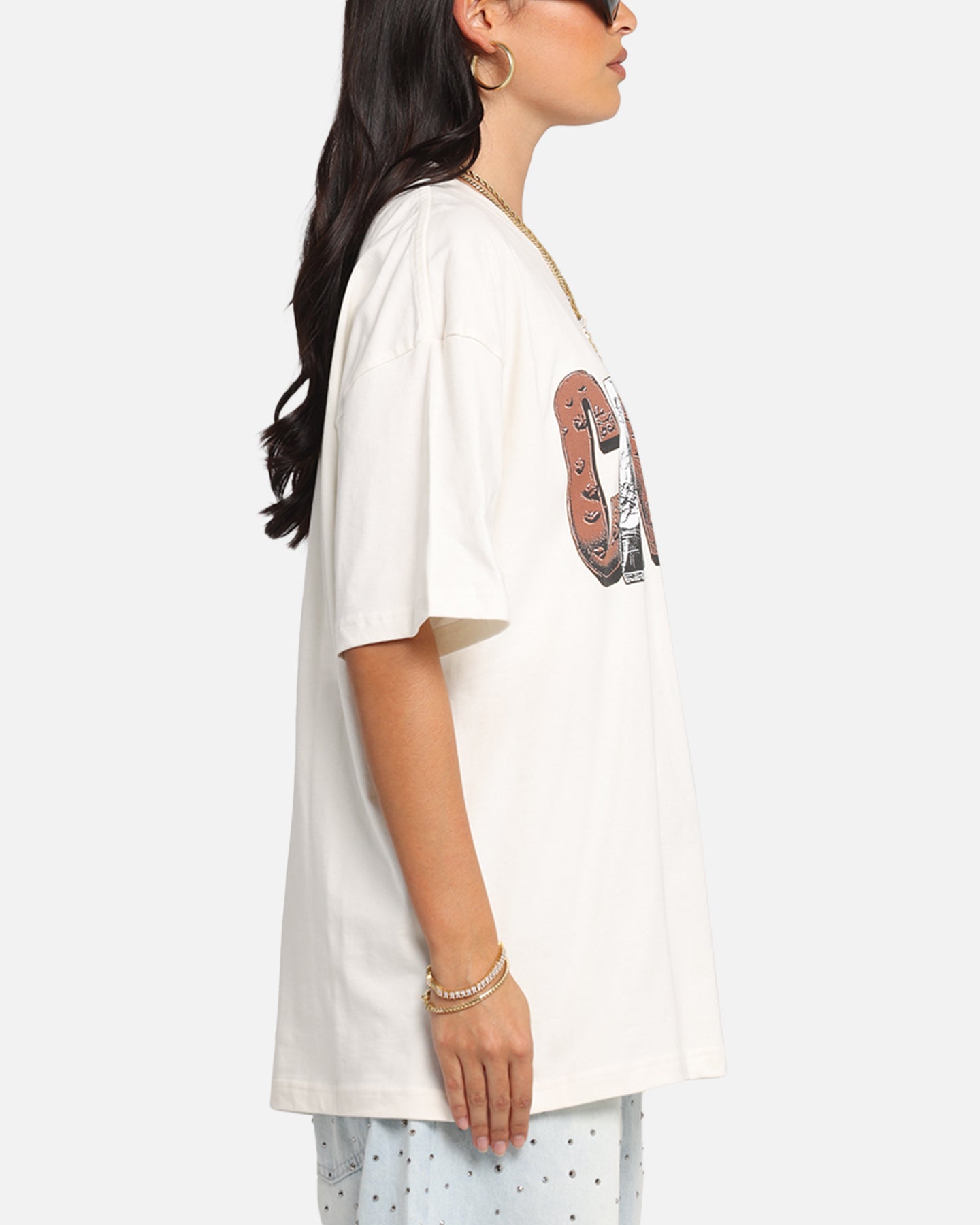 Carre Chocolate T-Shirt Off White Style001