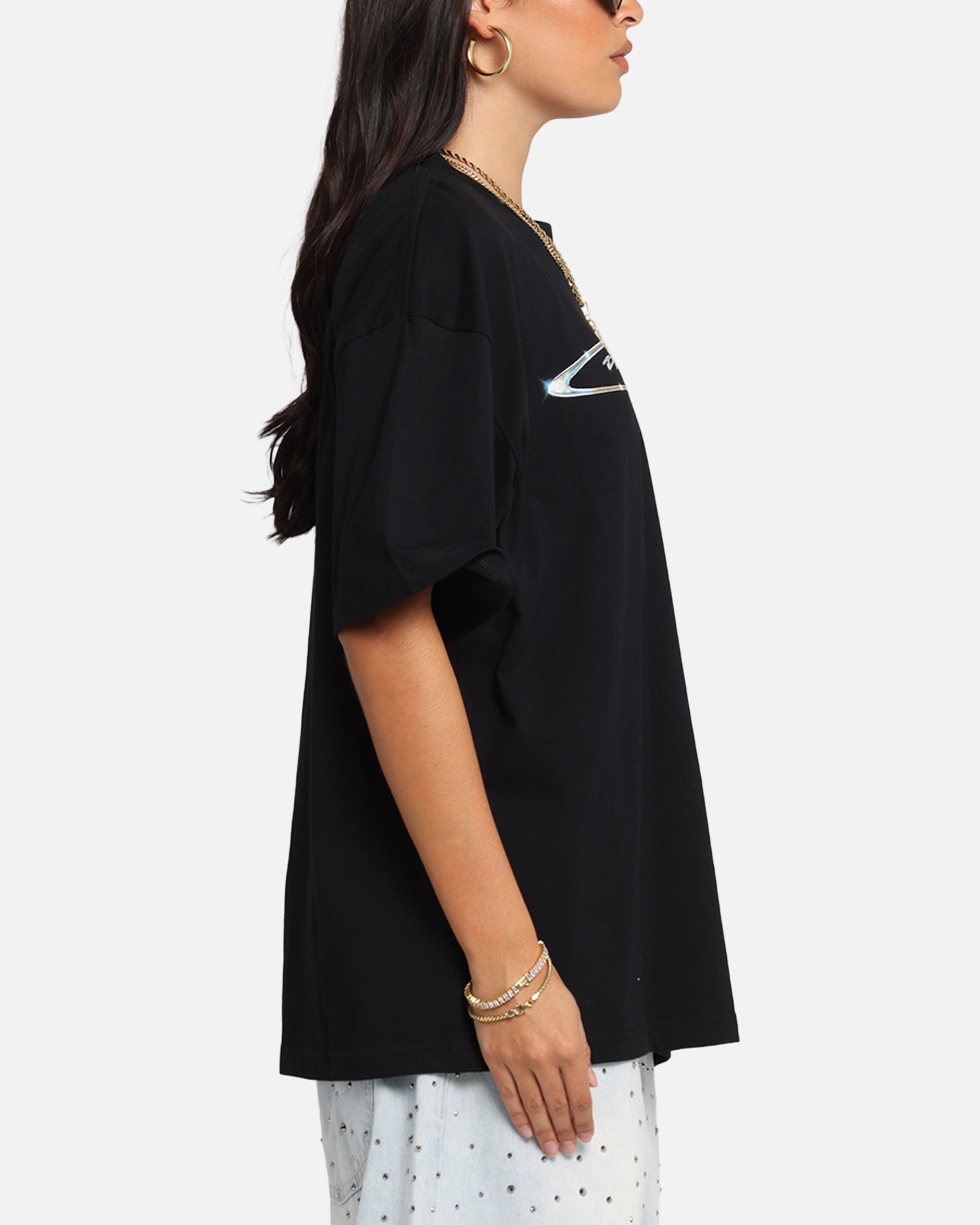 Carre Cold Shine T-Shirt Black Style001