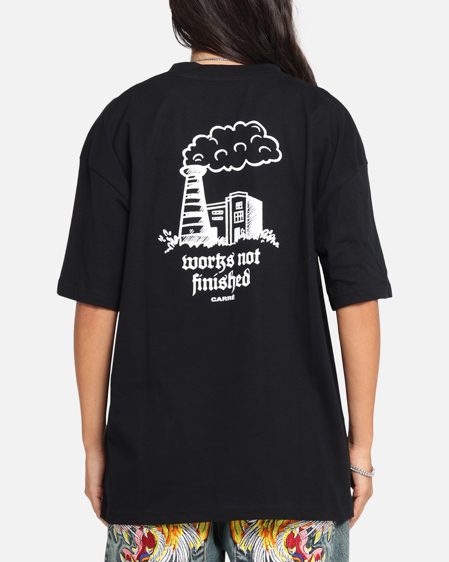 Carre Not Finished T-Shirt Black Style001