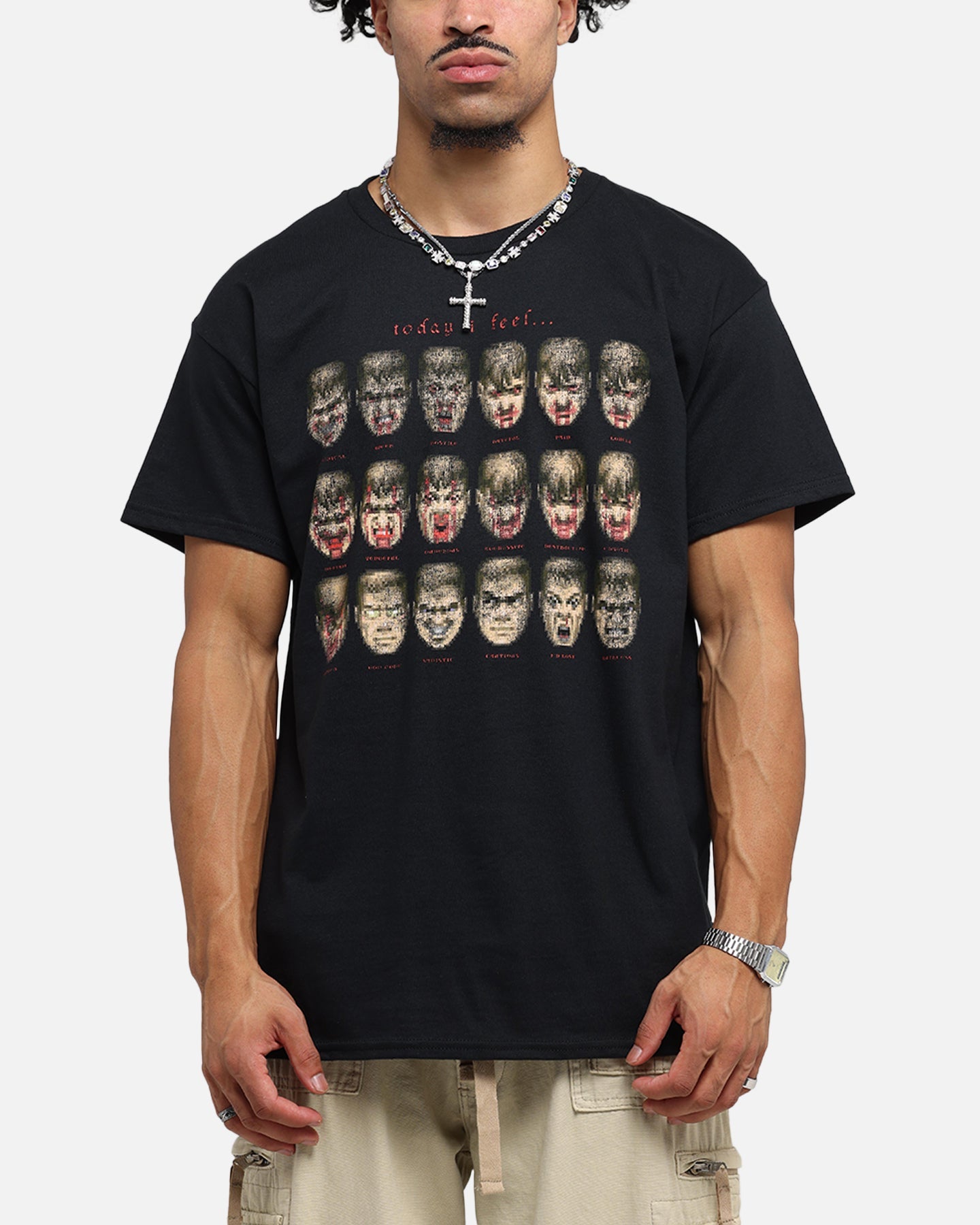 73 Studio X Doom Today I Feel T-Shirt Black