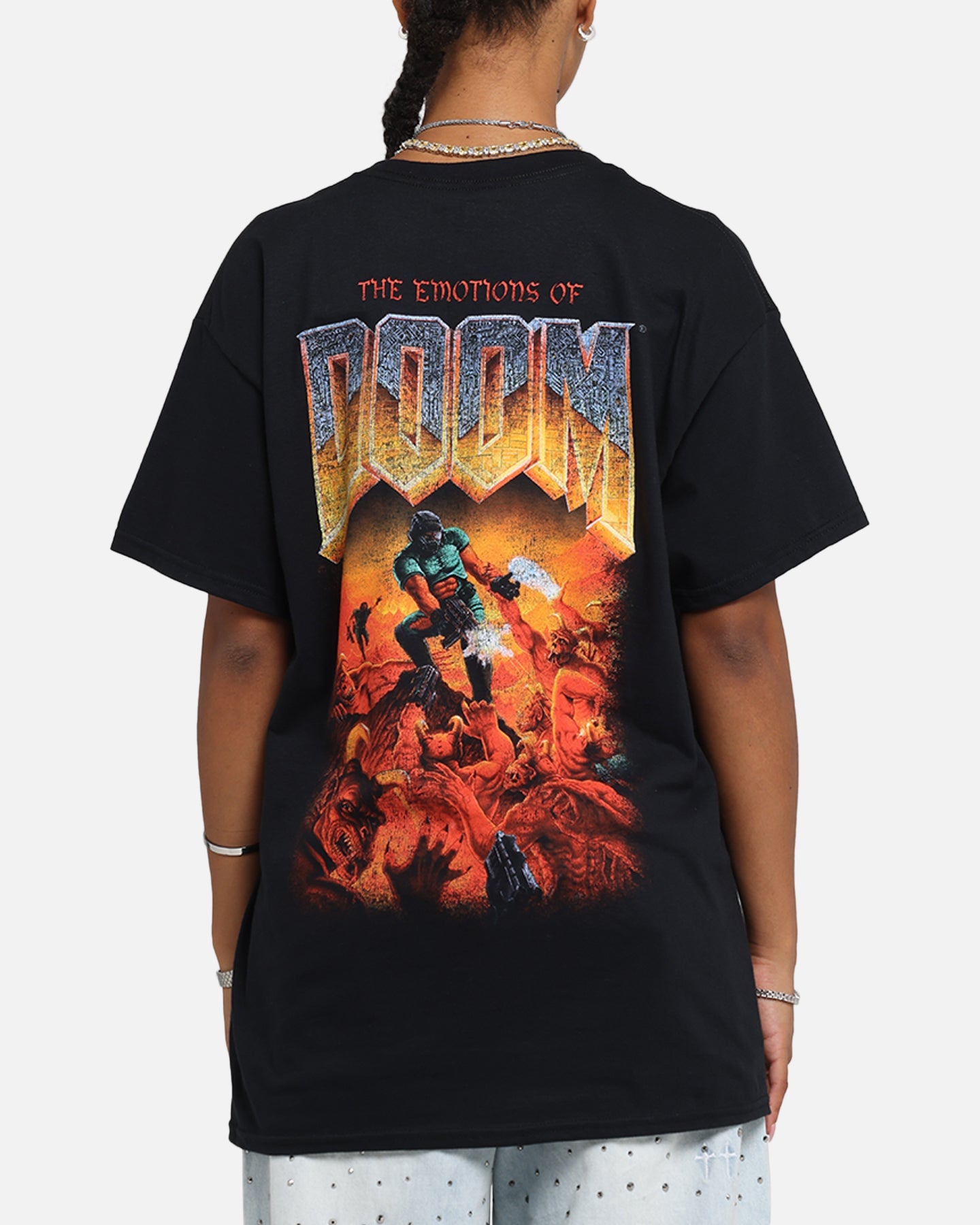 73 Studio X Doom Today I Feel T-Shirt Black Style001