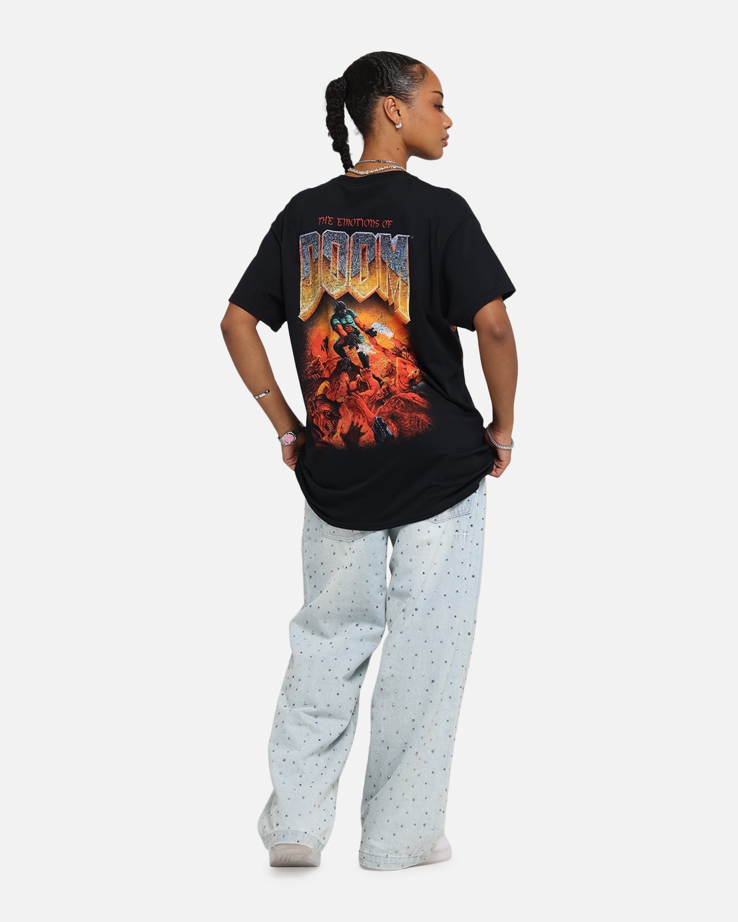 73 Studio X Doom Today I Feel T-Shirt Black Style001