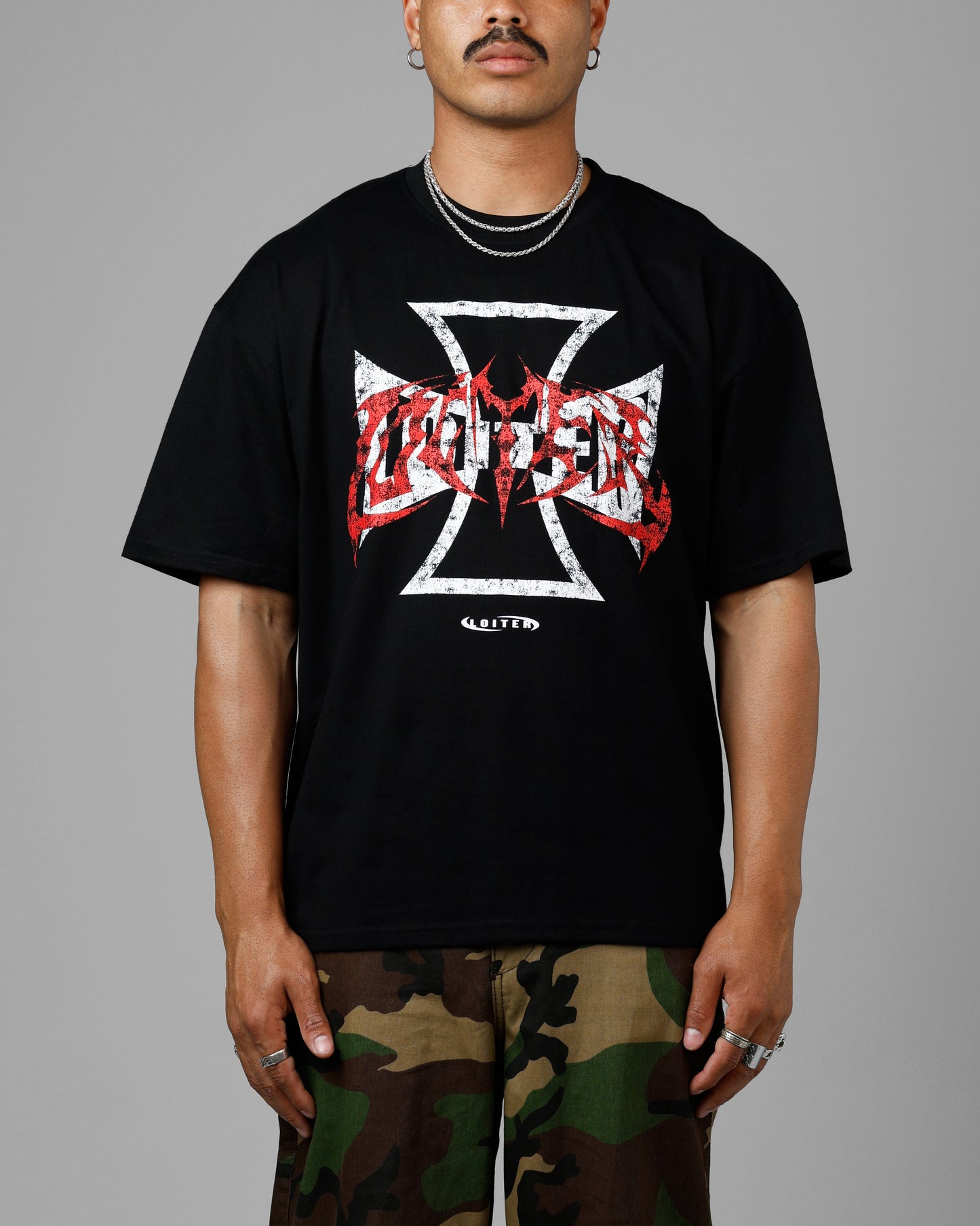 Loiter Forged T-Shirt Black