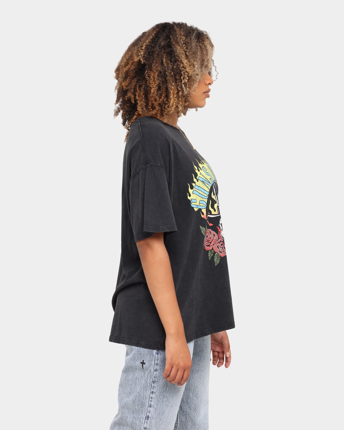 Bravado Flame Skull Short Sleeve T-Shirt Black
