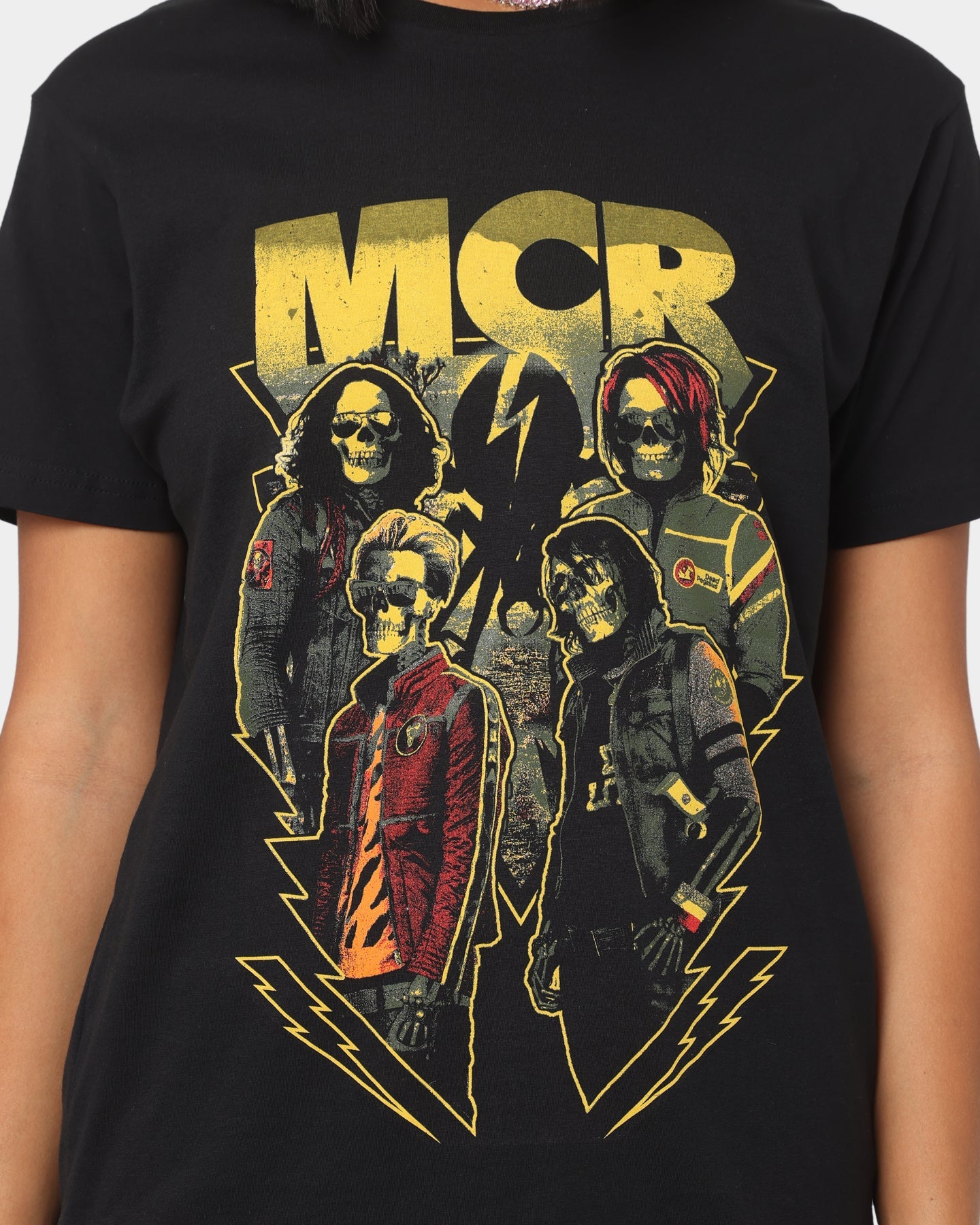 My Chemical Romance Appetite For Danger T-Shirt Black Style001