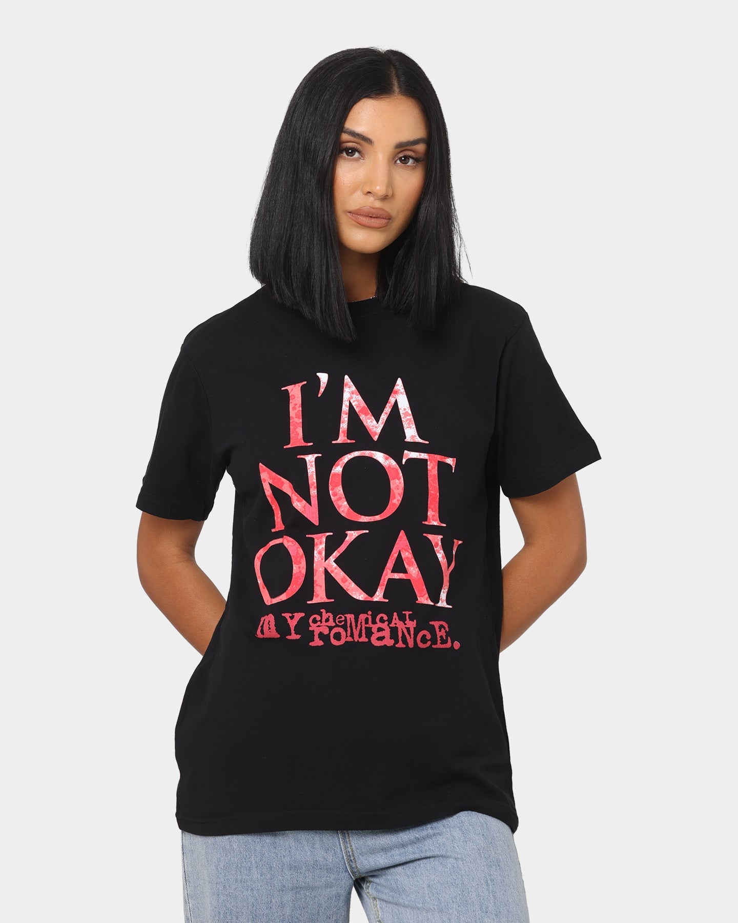 My Chemical Romance I'm Not Okay T-Shirt Black Style001