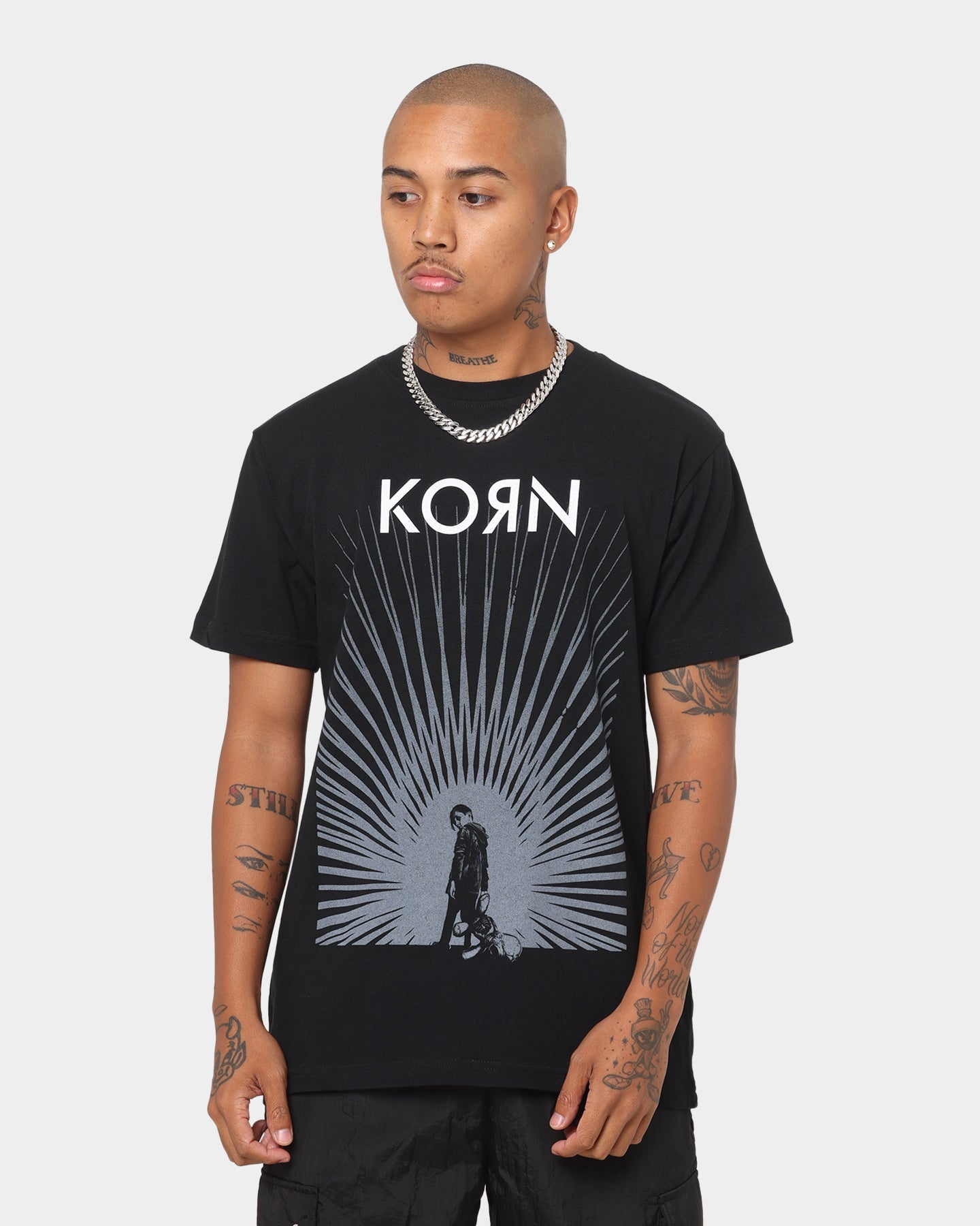 Korn Radiate Glow T-Shirt Black