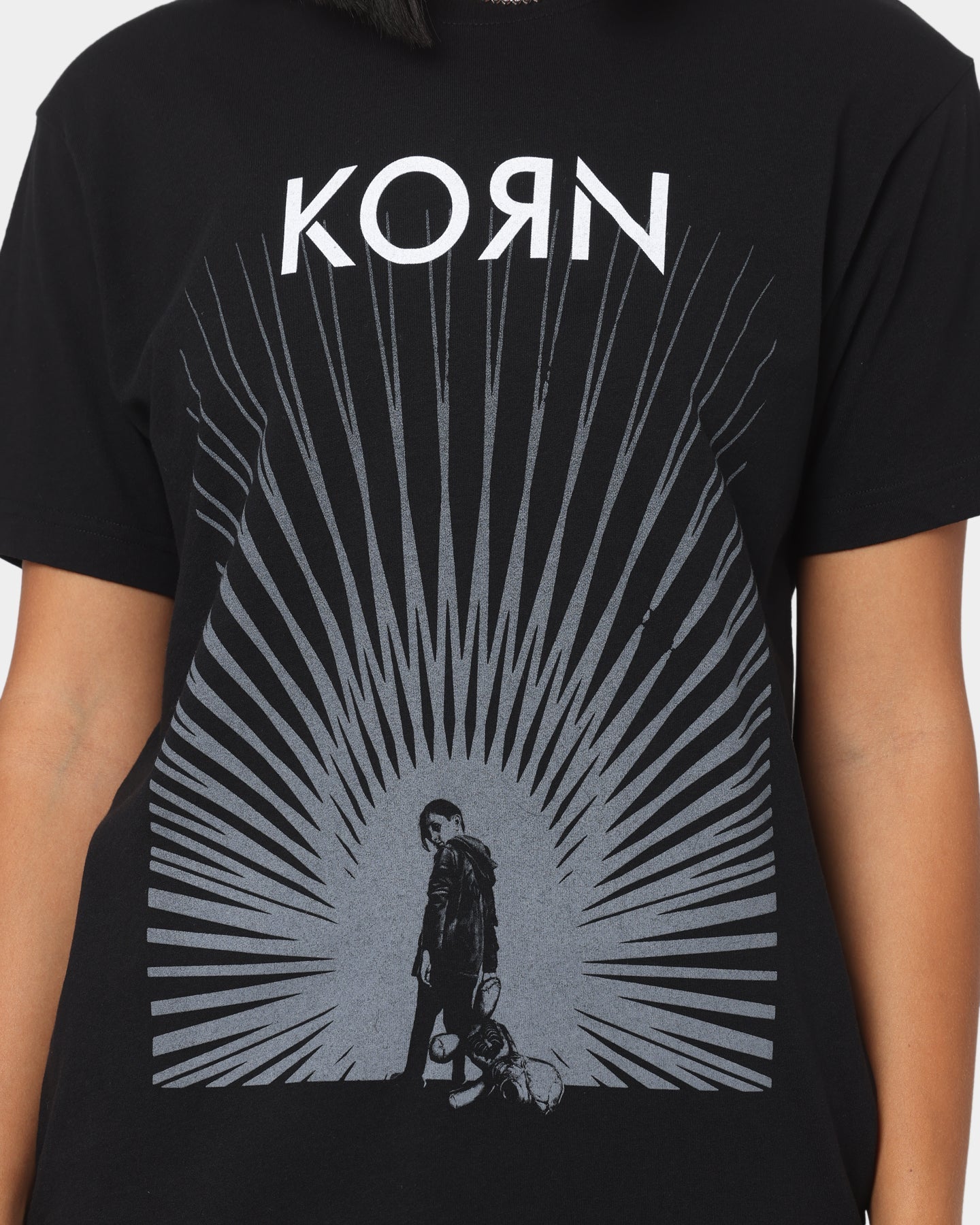 Korn Radiate Glow T-Shirt Black Style001