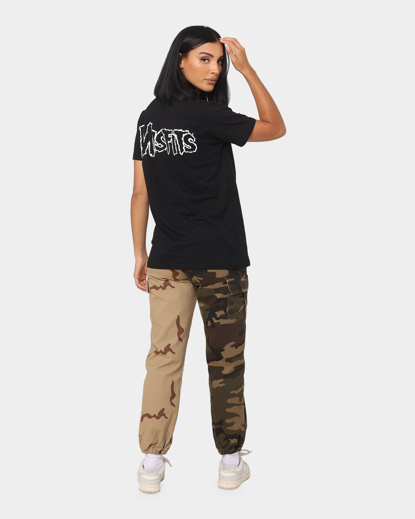 Misfits Classic Fiend Skulls T-Shirt Black Style001