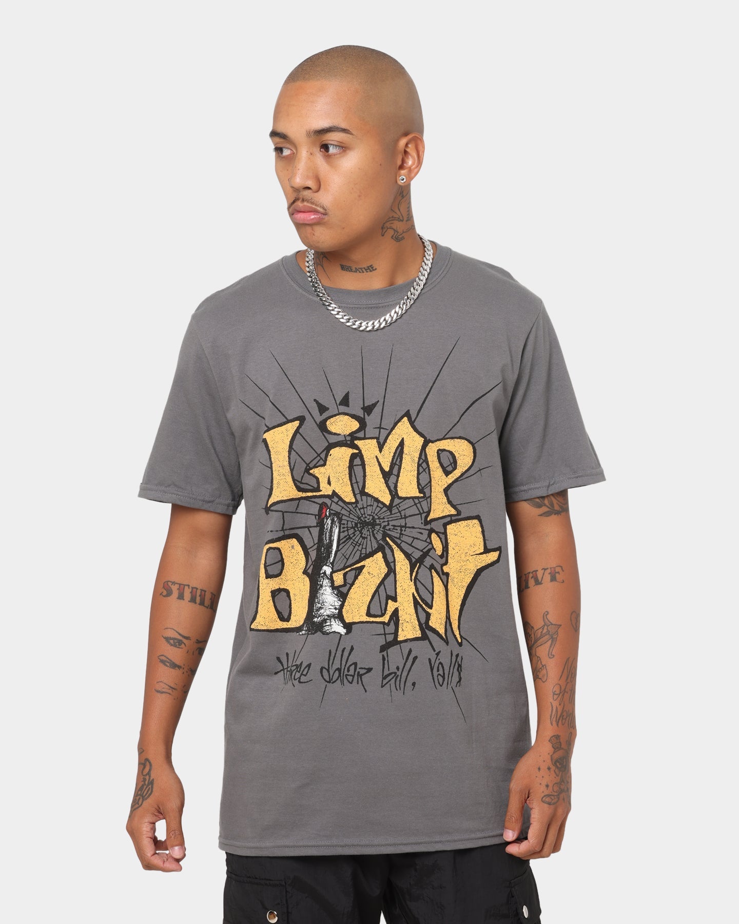Limp Bizkit Dollar Bill T-Shirt Grey