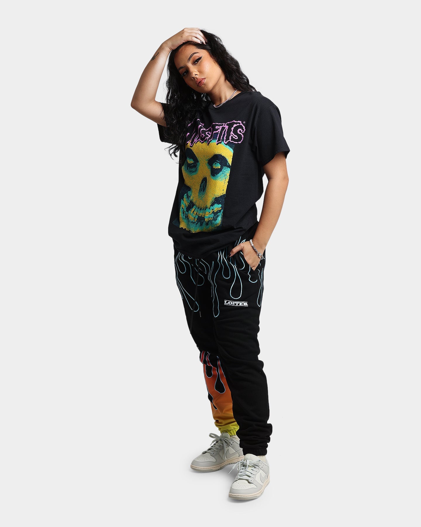 Misfits Warhol Fiend T-Shirt Black Style001