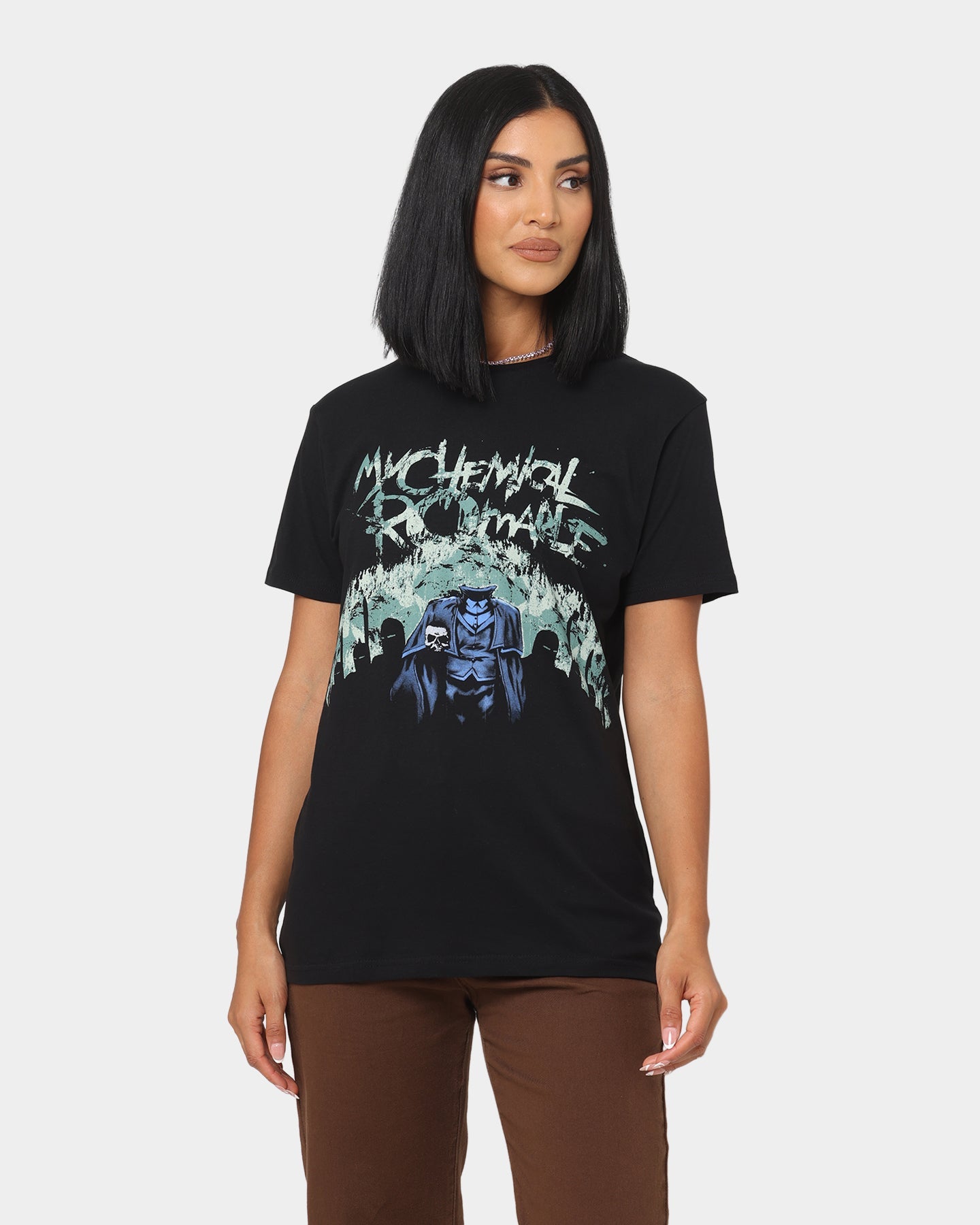 My Chemical Romance Knight Procession T-Shirt Black Style001