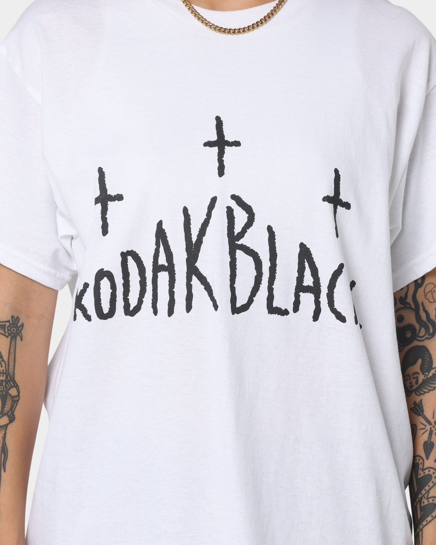 Kodak Black Cross T-Shirt White Style001