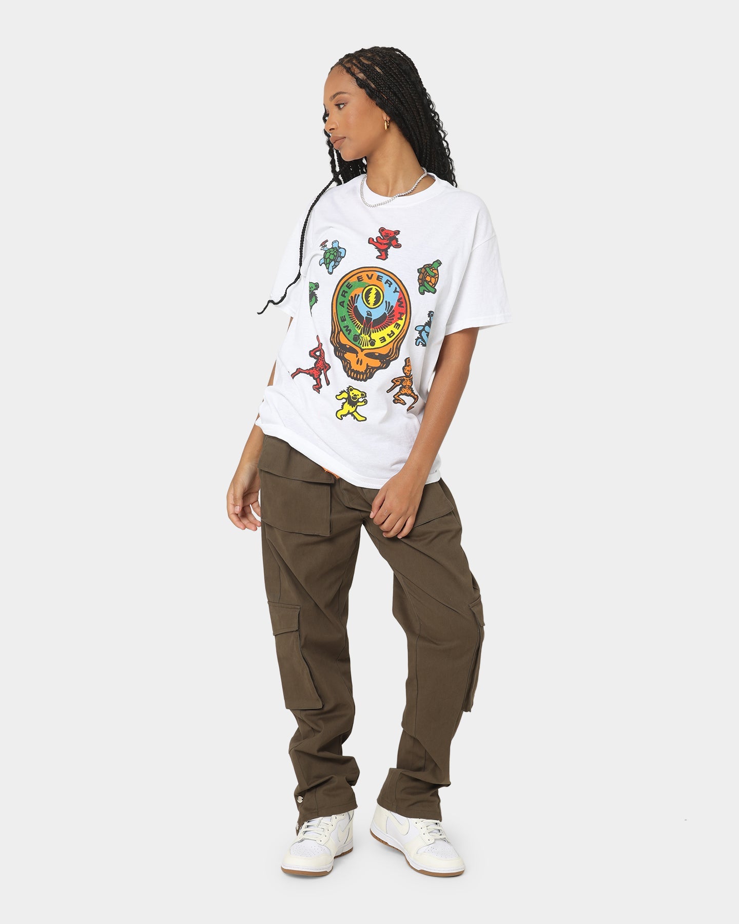 Grateful Dead We Are Everywhere T-Shirt White Style001