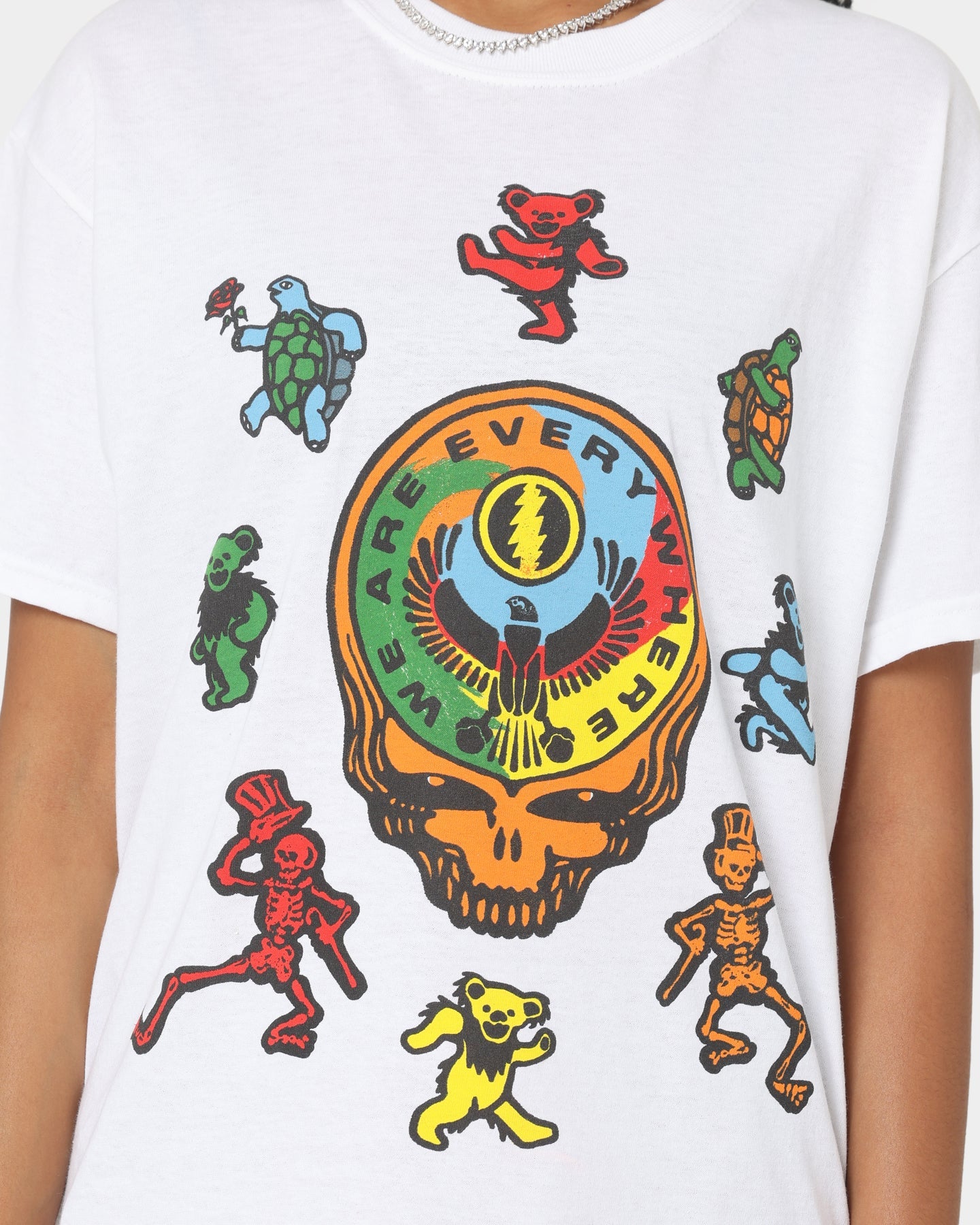 Grateful Dead We Are Everywhere T-Shirt White Style001