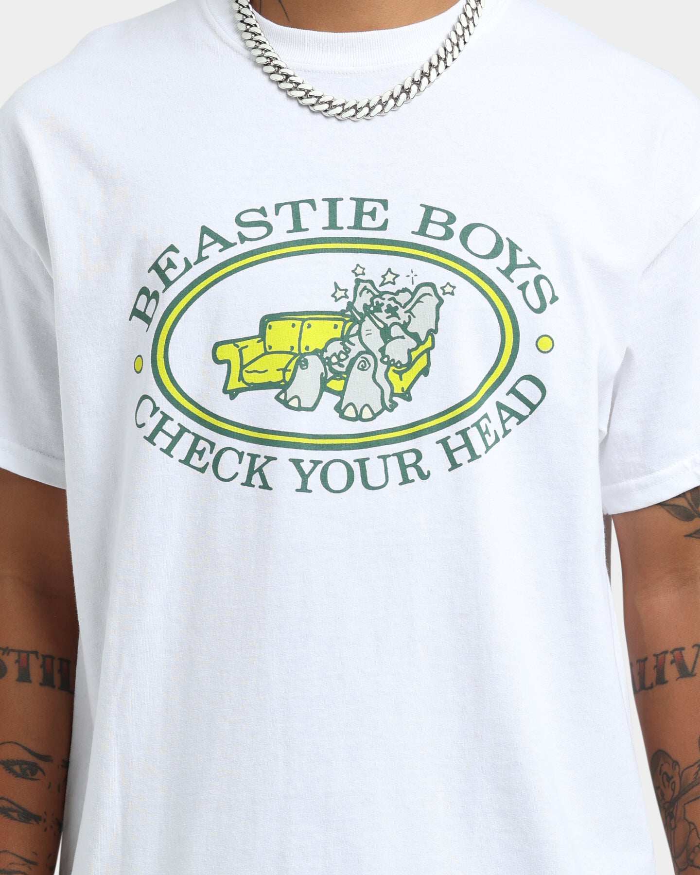 Beastie Boys Check Ya Head T-Shirt White