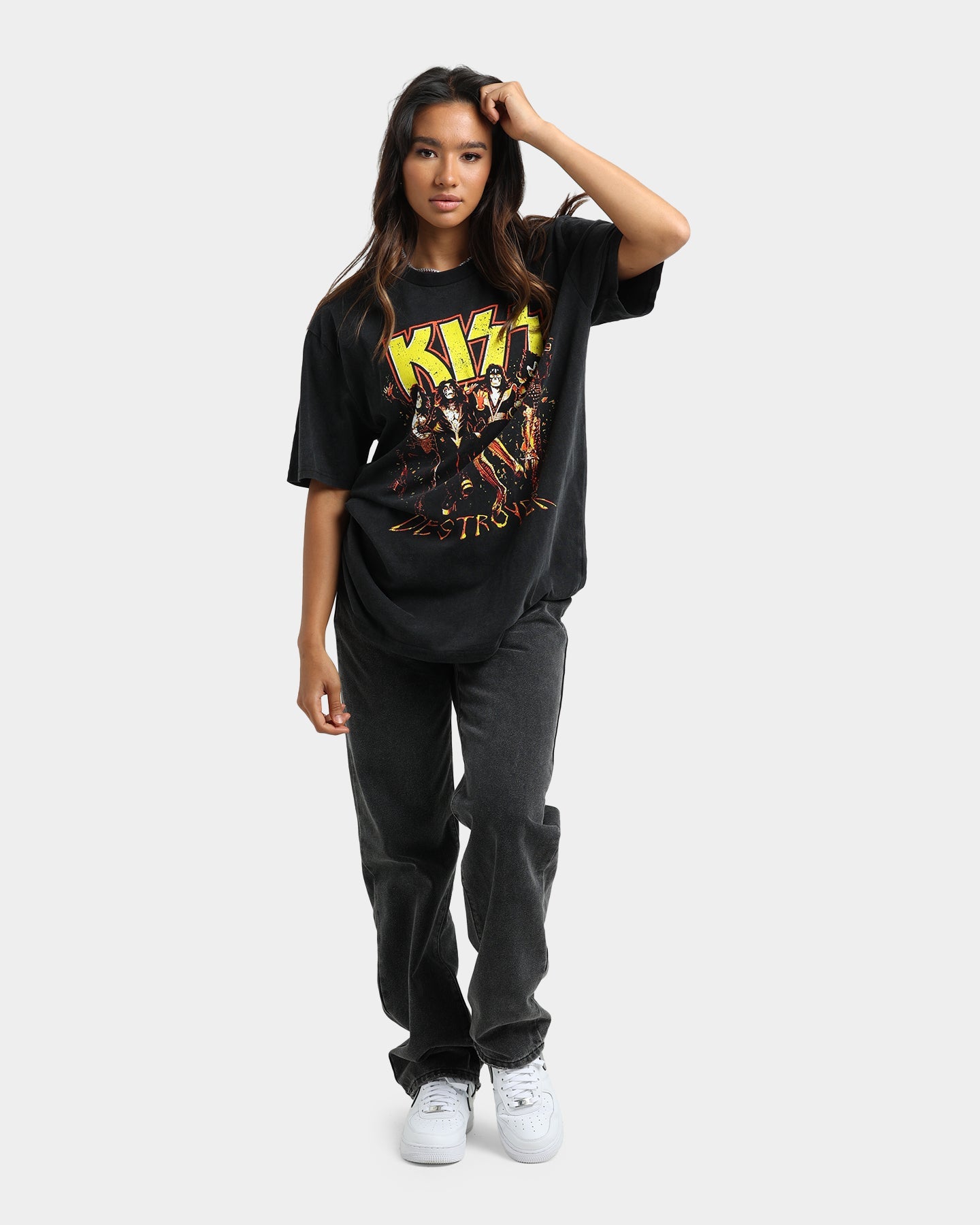 KISS Destroyer T-Shirt Black Wash Style001